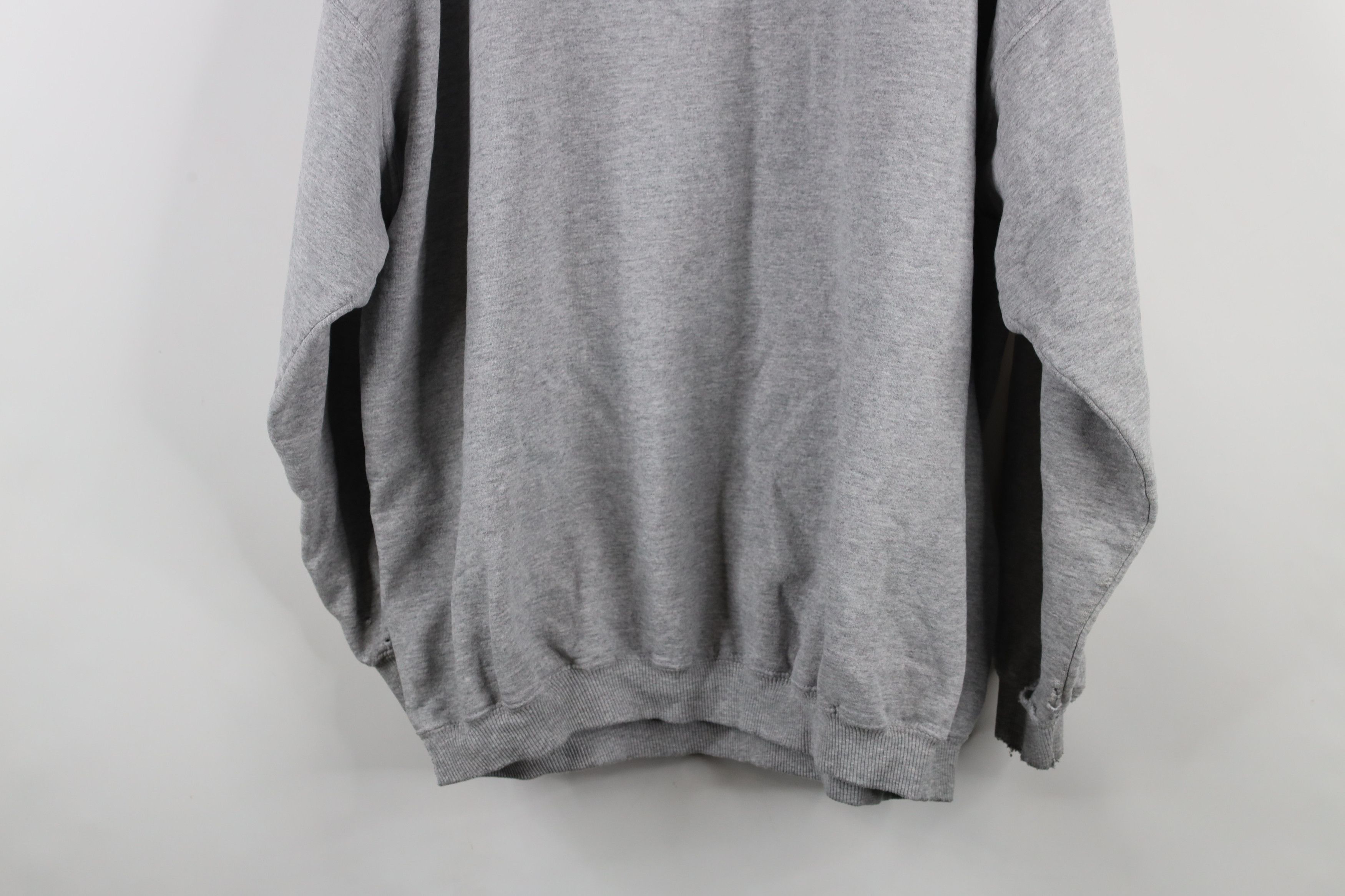 Vintage Vintage 90s Spell Out University of Vermont Sweatshirt Gray Size US XXL / EU 58 / 5 - 16 Thumbnail