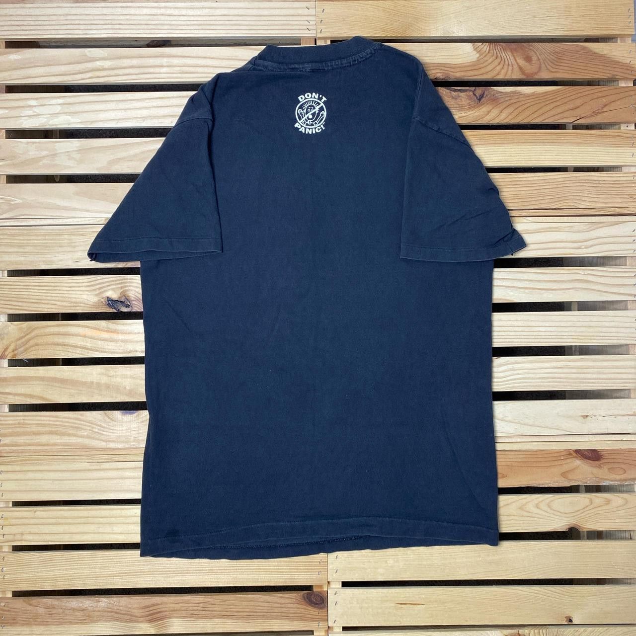 Other Vintage Don't Panic Black Box Logo Political Tee Size Medium Size US M / EU 48-50 / 2 - 2 Thumbnail