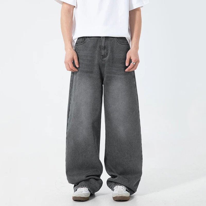 Jean New Fashion Men Wide Leg Jeans Size US 32 / EU 48 - 1 Thumbnail