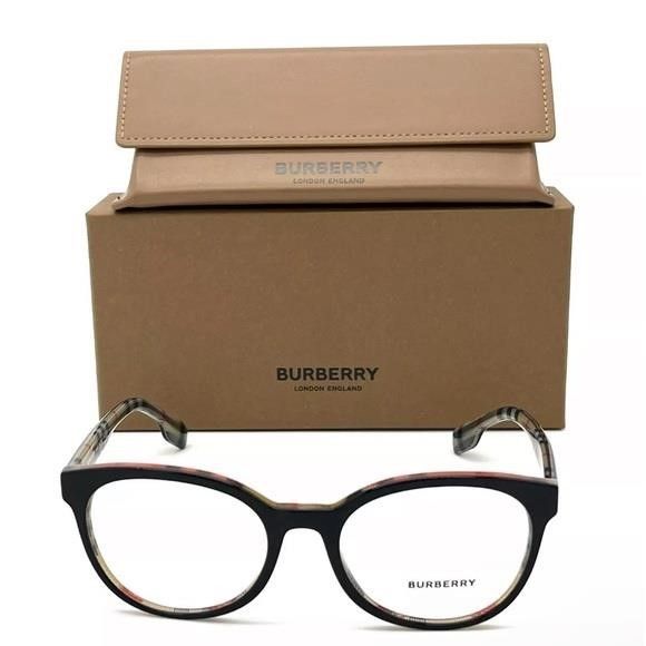 Burberry BURBERRY BE2315 3038 Black / Demo Lens 52 Eyeglasses Size ONE SIZE - 2 Thumbnail