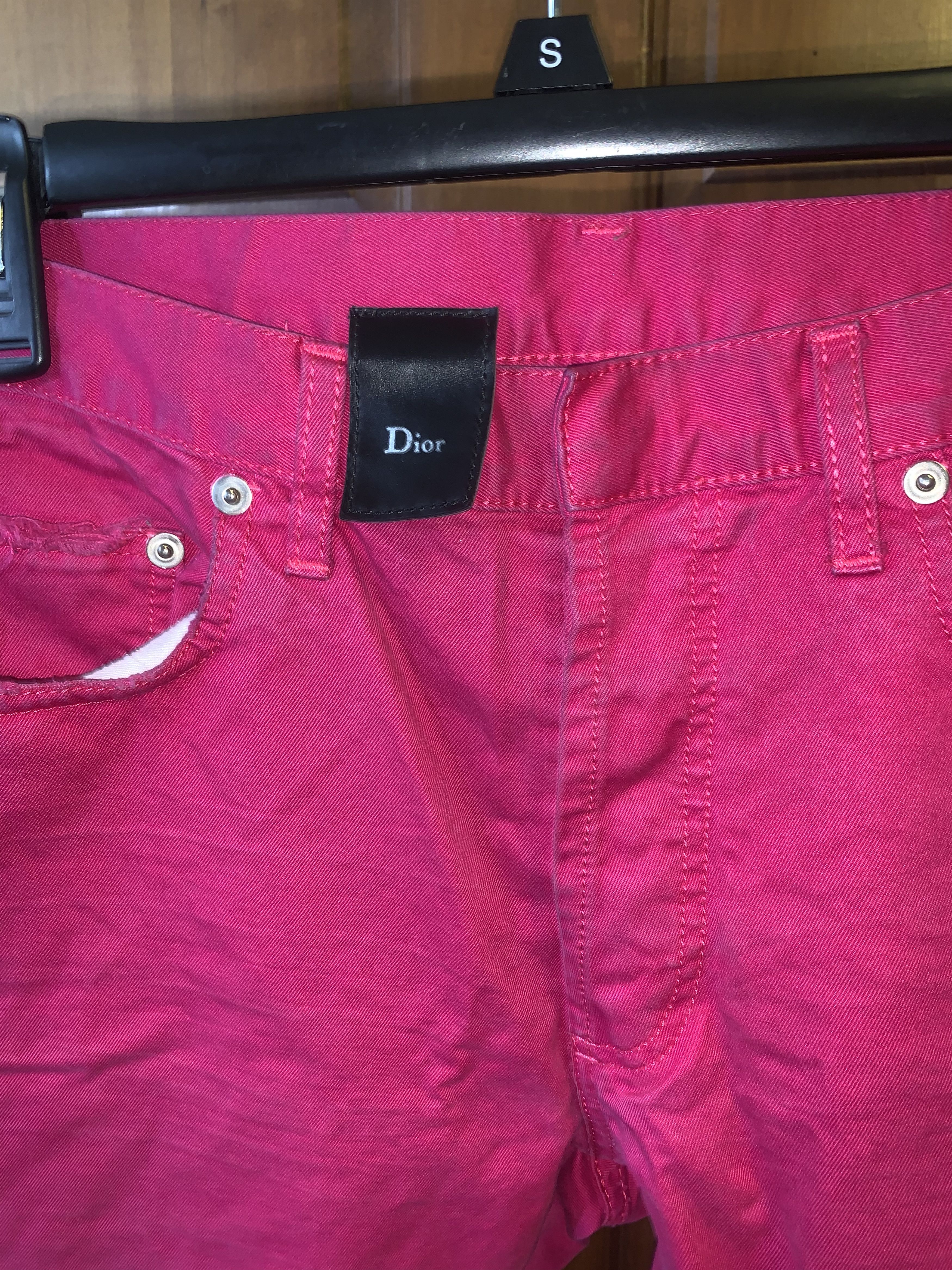 Dior SS05 Dior Homme Fuchsia Jeans Size US 33 - 13 Thumbnail