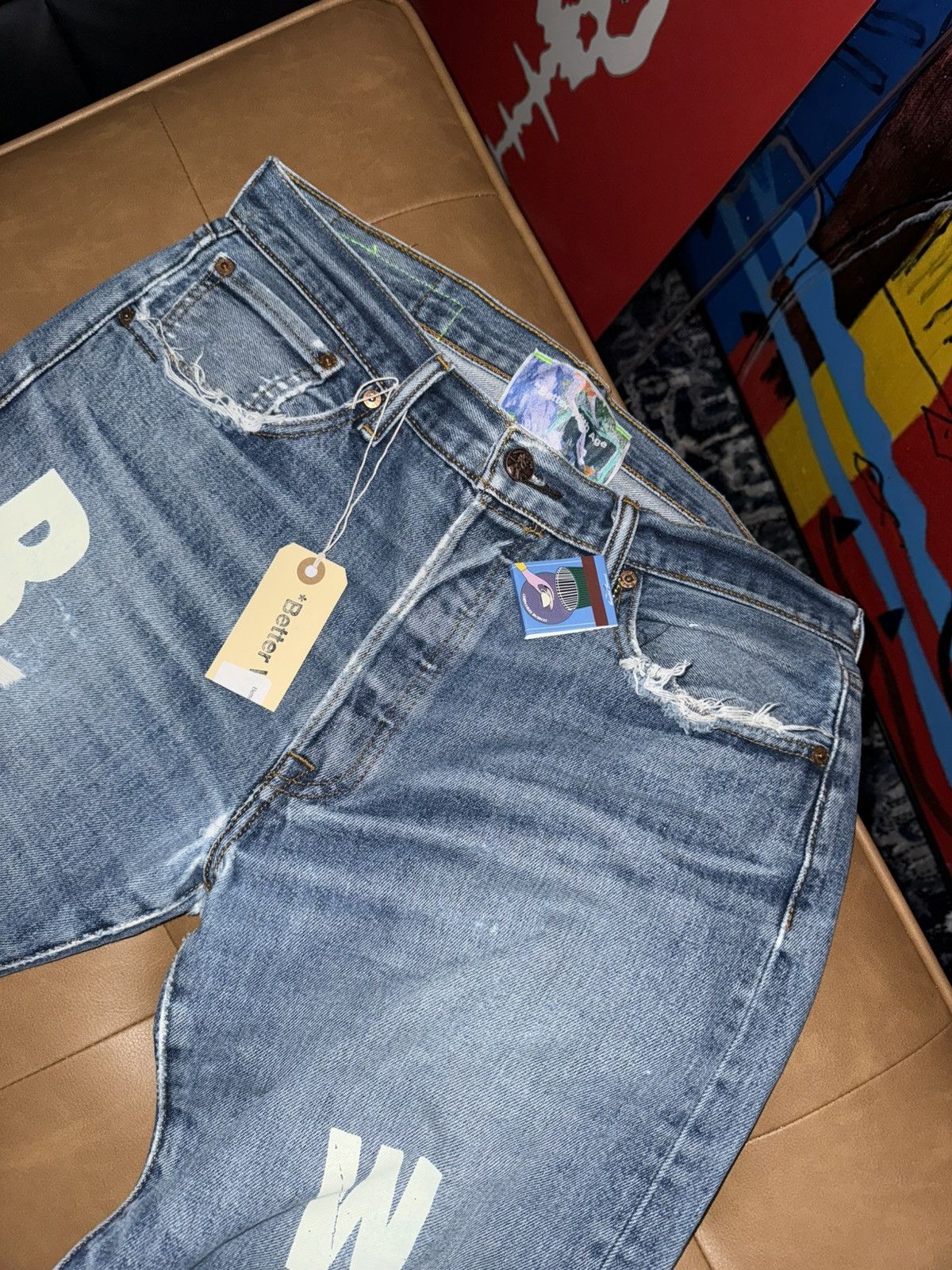 Better With Age Better with age logo jeans Size US 32 / EU 48 - 5 Thumbnail