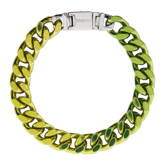 Jacquemus Jacquemus Le Gourmet Green/Gold Bracelet Size ONE SIZE - 1 Thumbnail