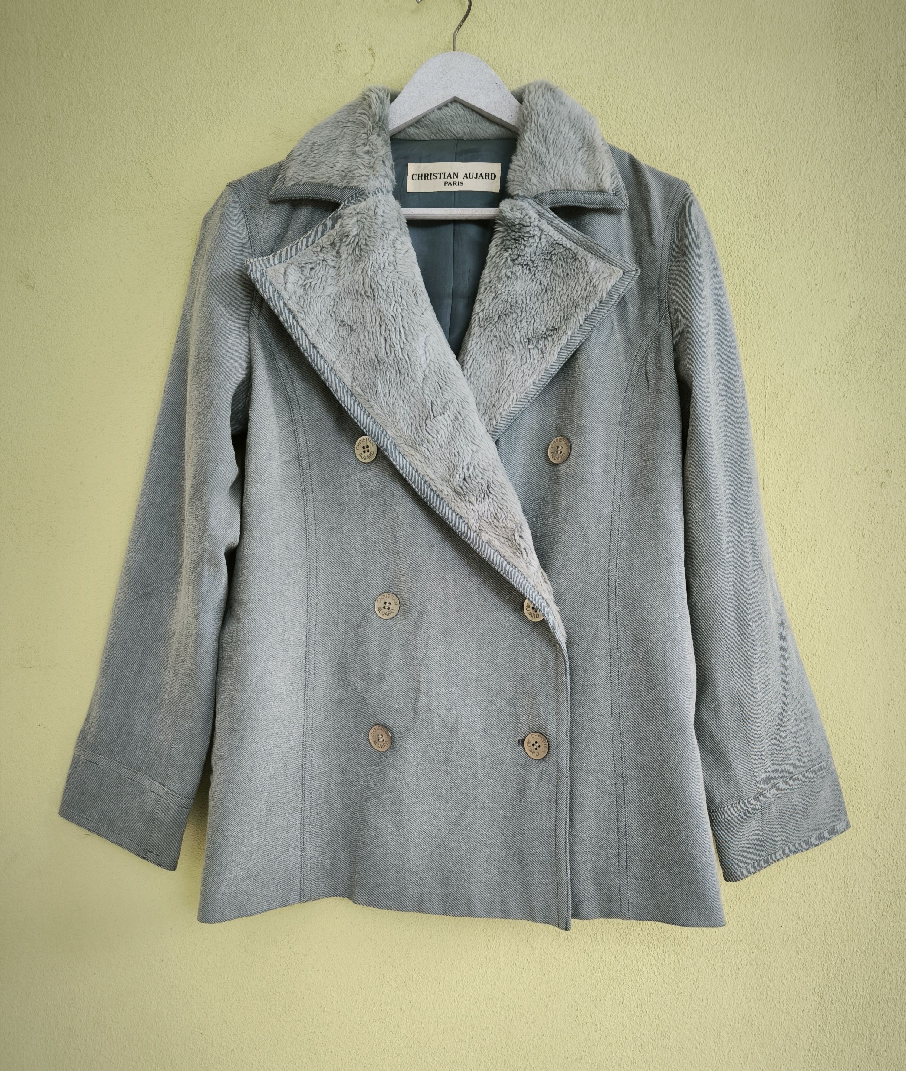Designer × Japanese Brand CHRISTIAN AUJARD double breasted fur coat Size US S / EU 44-46 / 1 - 1 Thumbnail