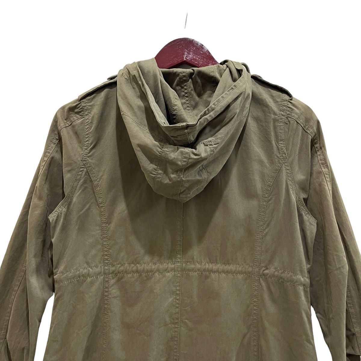 Alpha Industries × Vintage Vintage Alpha Industries Hoodie Parka Jacket Size US S / EU 44-46 / 1 - 12 Thumbnail