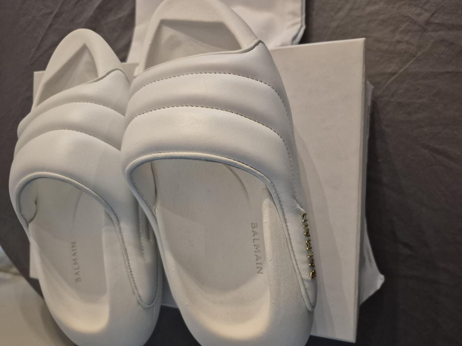 Balmain Balmain White Slip Ons US Size 6 Womens Size US 6 / IT 36 - 4 Thumbnail
