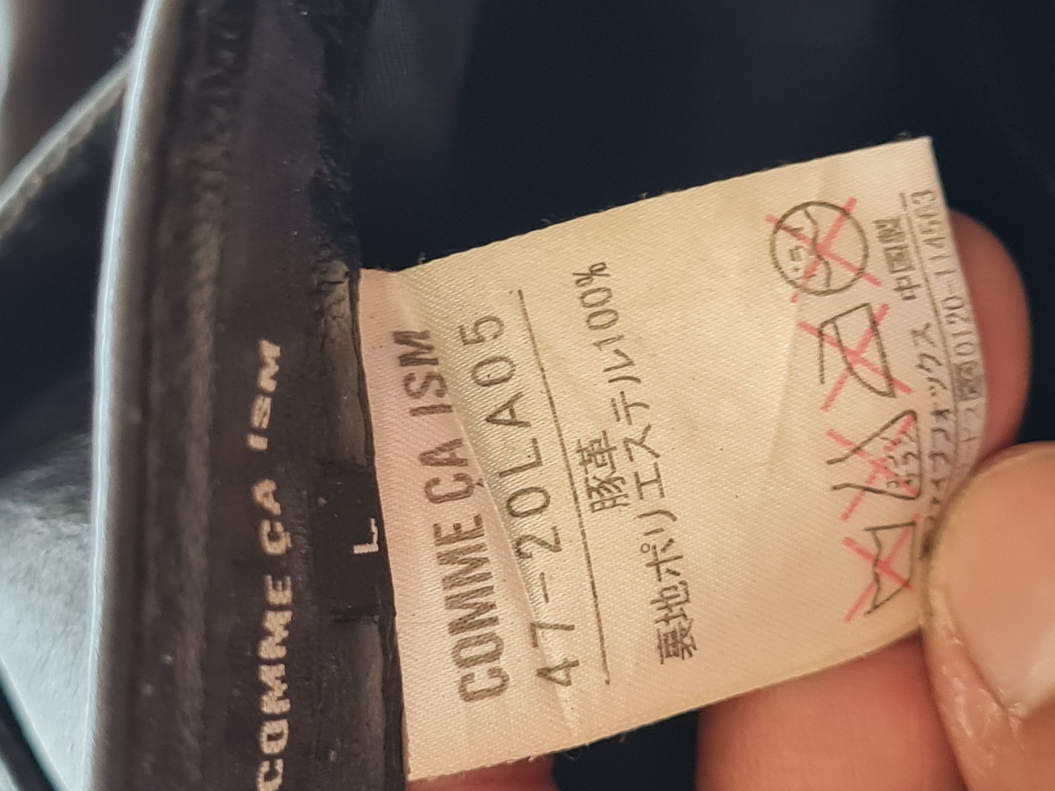 Comme Ca Ism × Genuine Leather × Vintage Vtg Comme Ca Ism Leather Pants Size US 32 / EU 48 - 11 Thumbnail