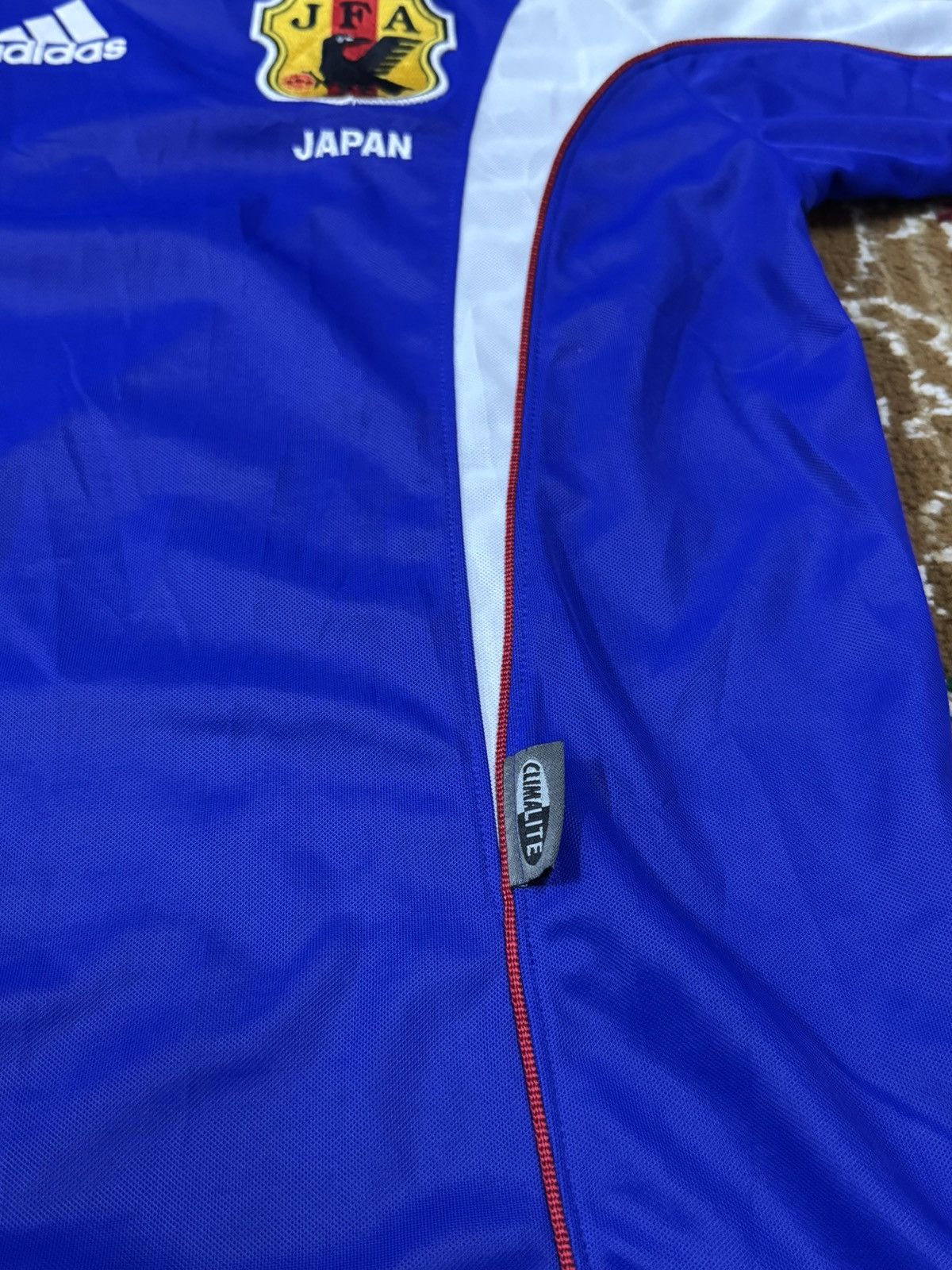 Adidas HOME JAPAN JFA 1999-2001 ORIGINAL Size US L / EU 52-54 / 3 - 6 Thumbnail