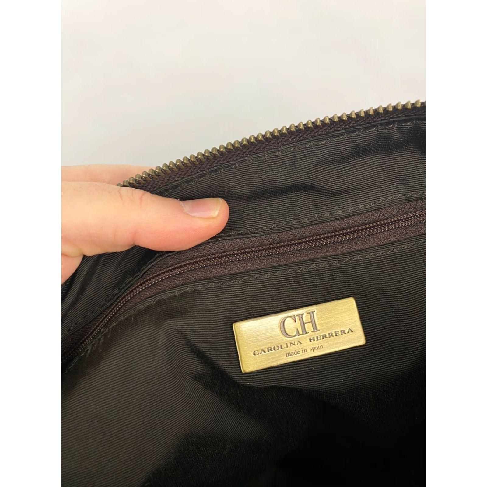 Carolina Herrera VINTAGE Carolina Herrera Bag 90s Beige OS Womens Size ONE SIZE - 7 Thumbnail