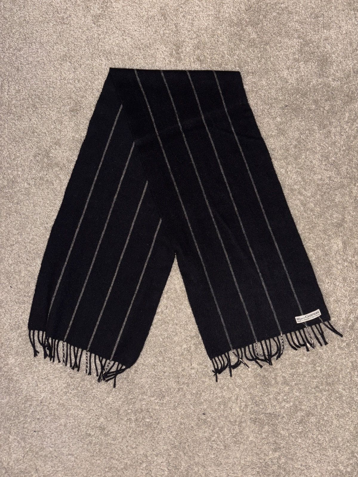 Other Cashmere Black Scarf Size ONE SIZE - 1 Thumbnail