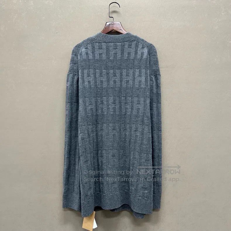 Hermes Hermes Gray cardigan jacket Size S / US 4 / IT 40 - 2 Thumbnail