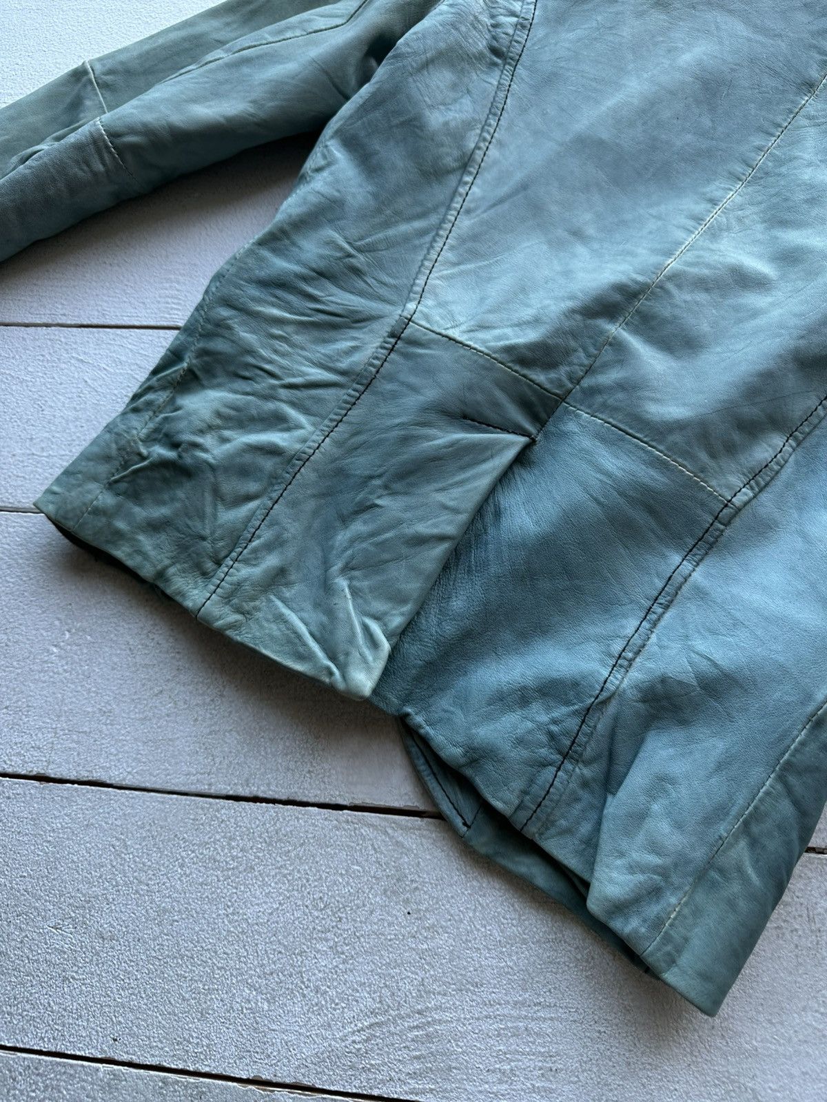 Other 🚨 VINTAGE LEATHER JACKET JAPAN CASUAL STREETWEAR 90s Y2K Size M / US 6-8 / IT 42-44 - 12 Thumbnail