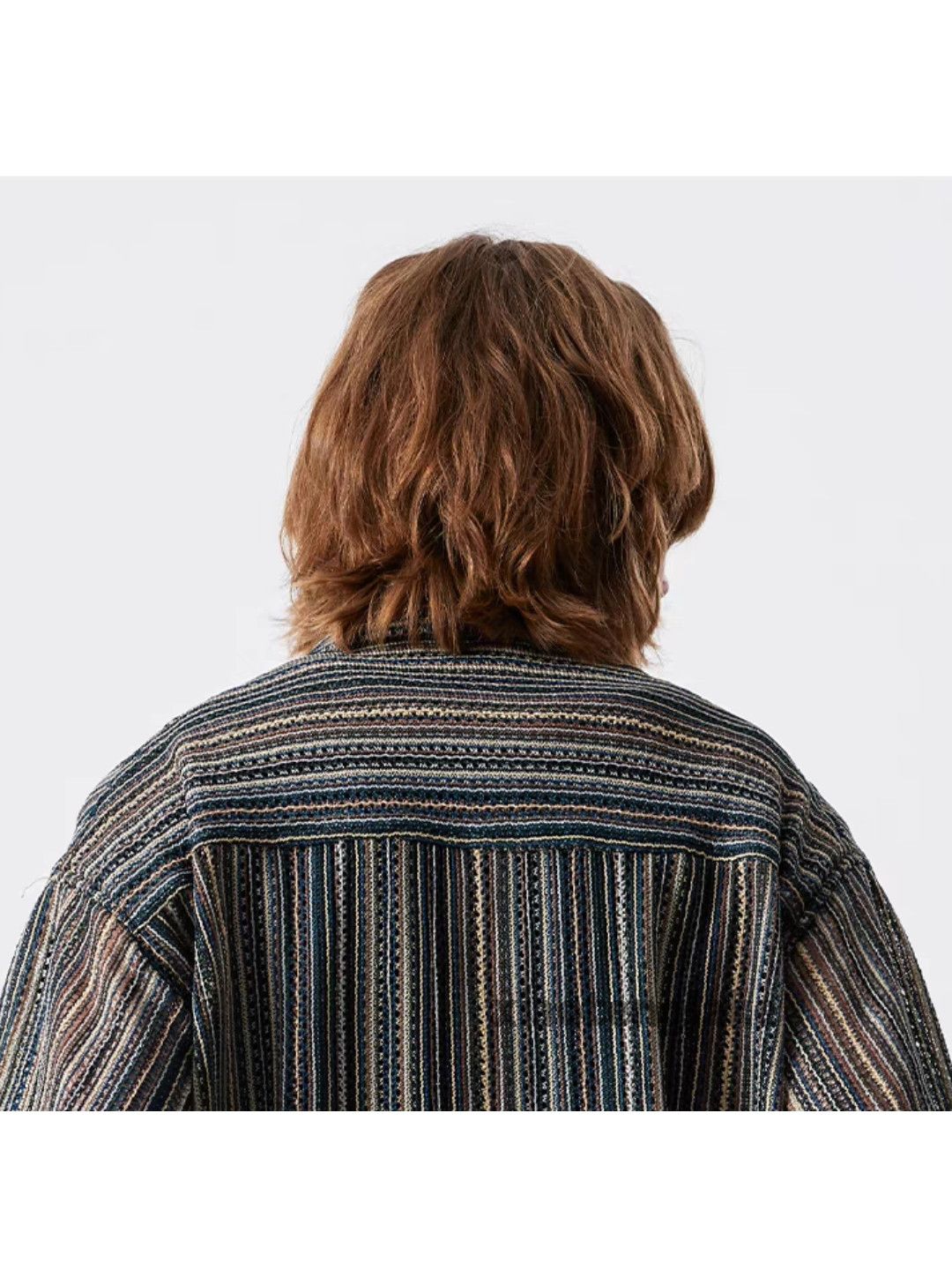 Vintage Unisex utility punk hiphop yuppie striped party shirt Size US XL / EU 56 / 4 - 7 Thumbnail