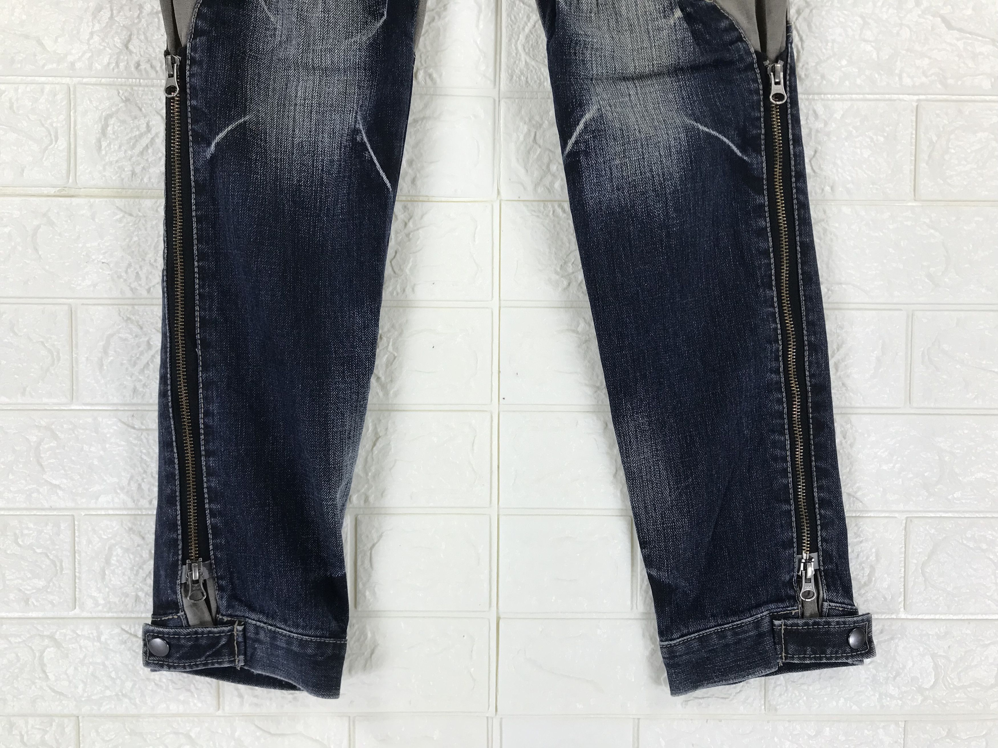 PPFM PPFM Tactical Pocket Zipper Design Jeans Size US 30 / EU 46 - 5 Thumbnail