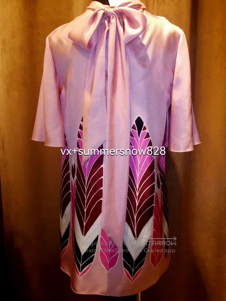 Valentino Valentino Printed twill short-sleeved silk shirt dress Size S / US 4 / IT 40 - 1 Thumbnail