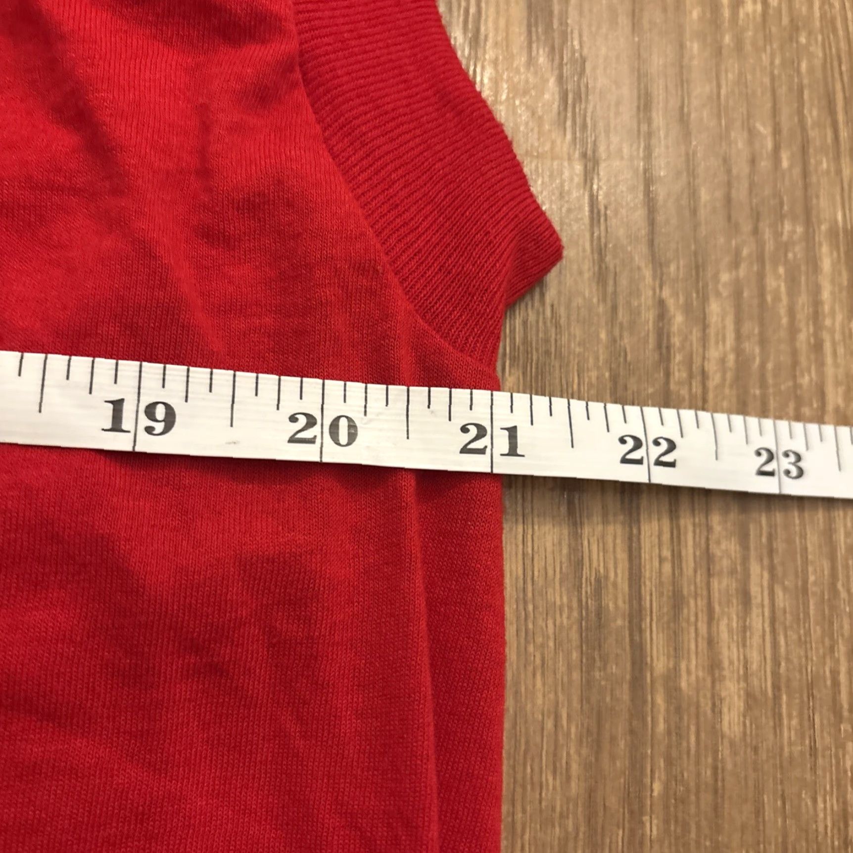 Fruit Of The Loom VINTAGE Fruit of the Loom Sleeveless T-Shirt 2XL Red Atlantic City 90s Mens Size US XXL / EU 58 / 5 - 7 Thumbnail
