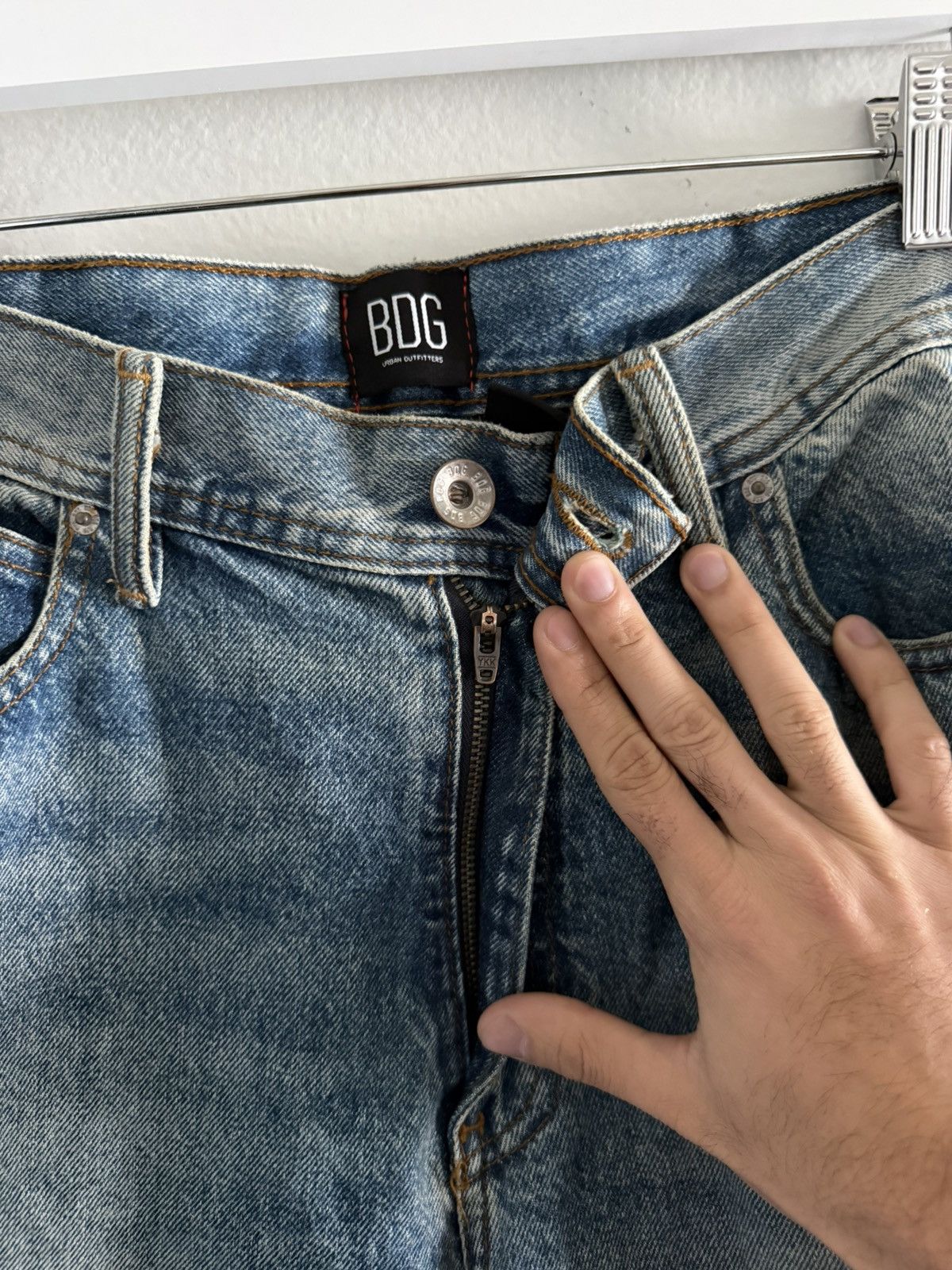 Bdg BDG UO Relaxed Dad Fit Denim Jeans Pants Blue Stone-Wash Size US 32 / EU 48 - 7 Thumbnail