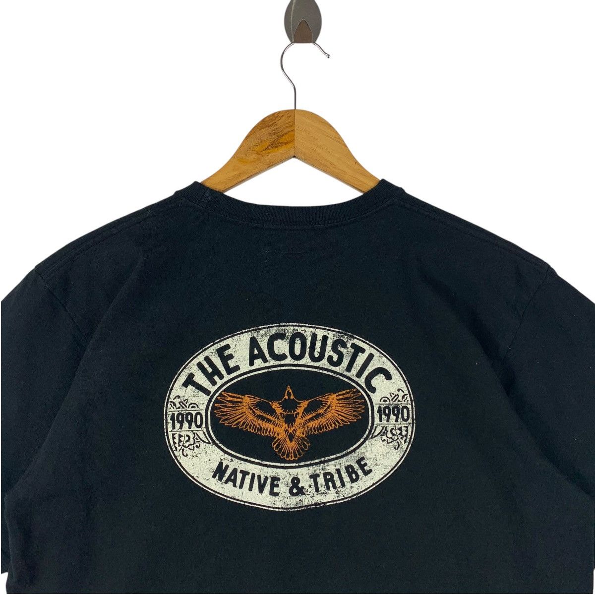 Japanese Brand ACCOUSTIC japapenese brand spellout tee Size US L / EU 52-54 / 3 - 10 Thumbnail