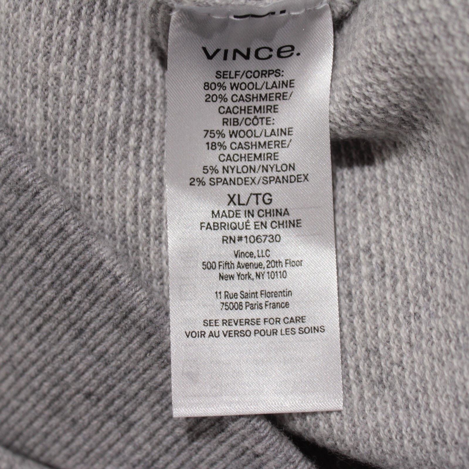 Vince Vince Sweater Size US XL in Gray Size US XL / EU 56 / 4 - 7 Thumbnail