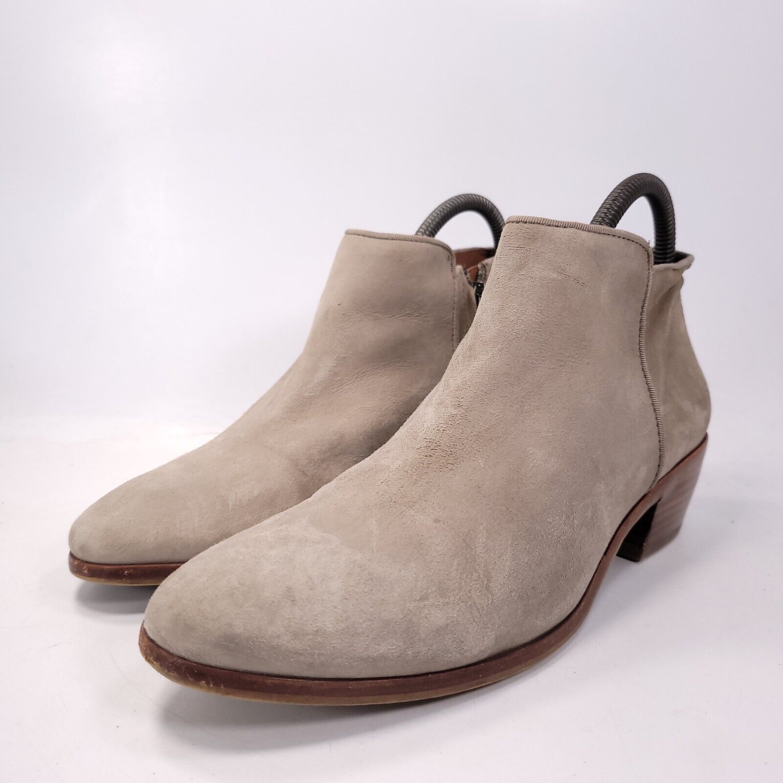 Sam Edelman Sam Edleman Ankle Block Heel Suede Boot Womens Size 8 Beige Size US 8 / IT 38 - 1 Thumbnail