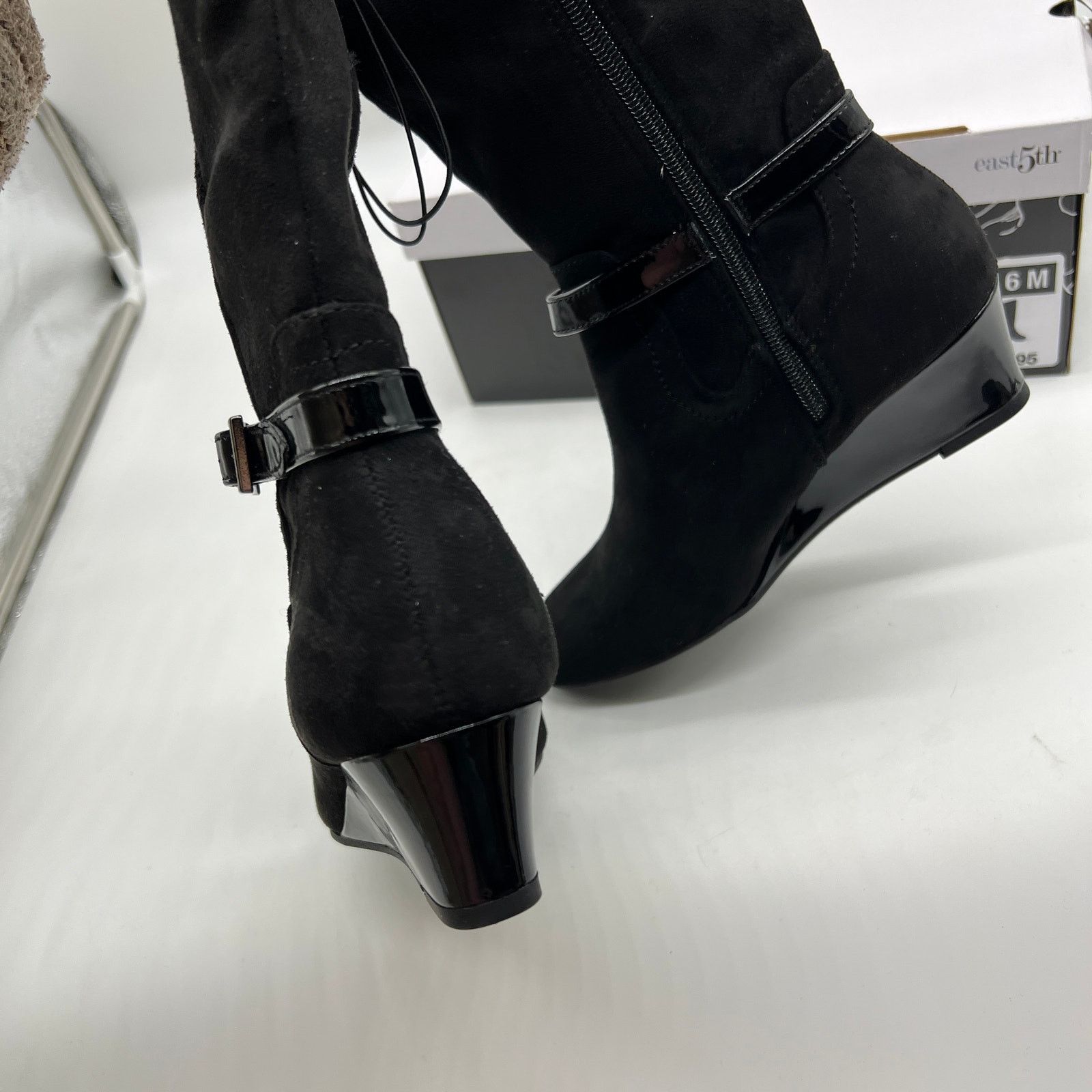 Other East 5th Womens Ellerton Wedge Heel Dress Boots, 6 Size US 6 / IT 36 - 5 Thumbnail