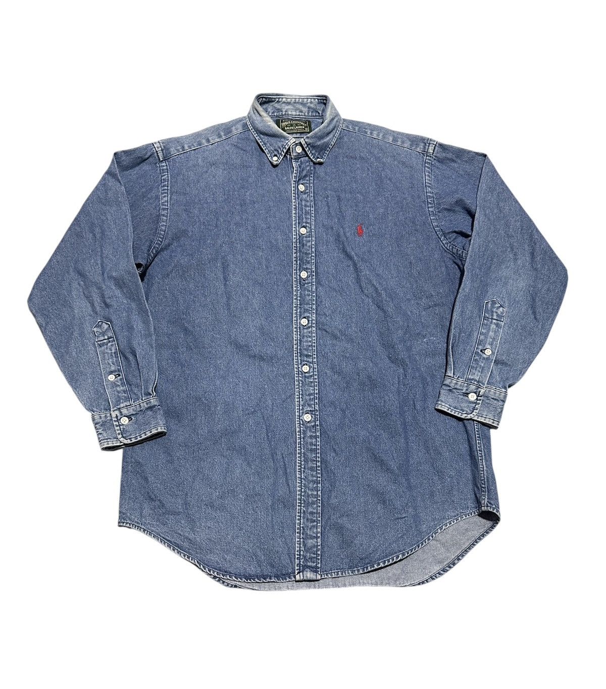 Polo Ralph Lauren Vtg Polo Country denim shirt Size US M / EU 48-50 / 2 - 1 Thumbnail