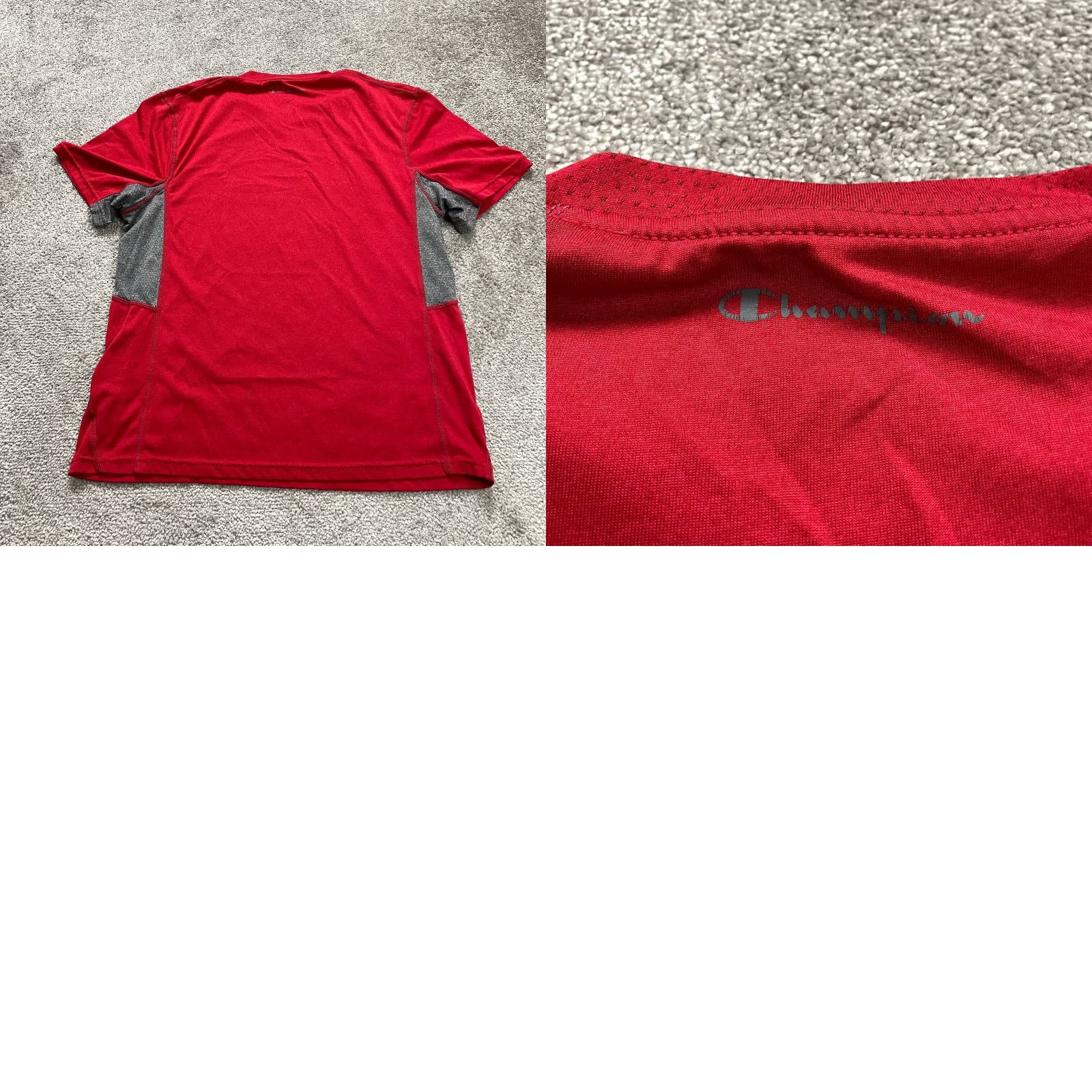 Champion Champion Vapor Shirt Mens Medium Red Powertrain Active Short Sleeve Casual Shirt Size US M / EU 48-50 / 2 - 8 Thumbnail