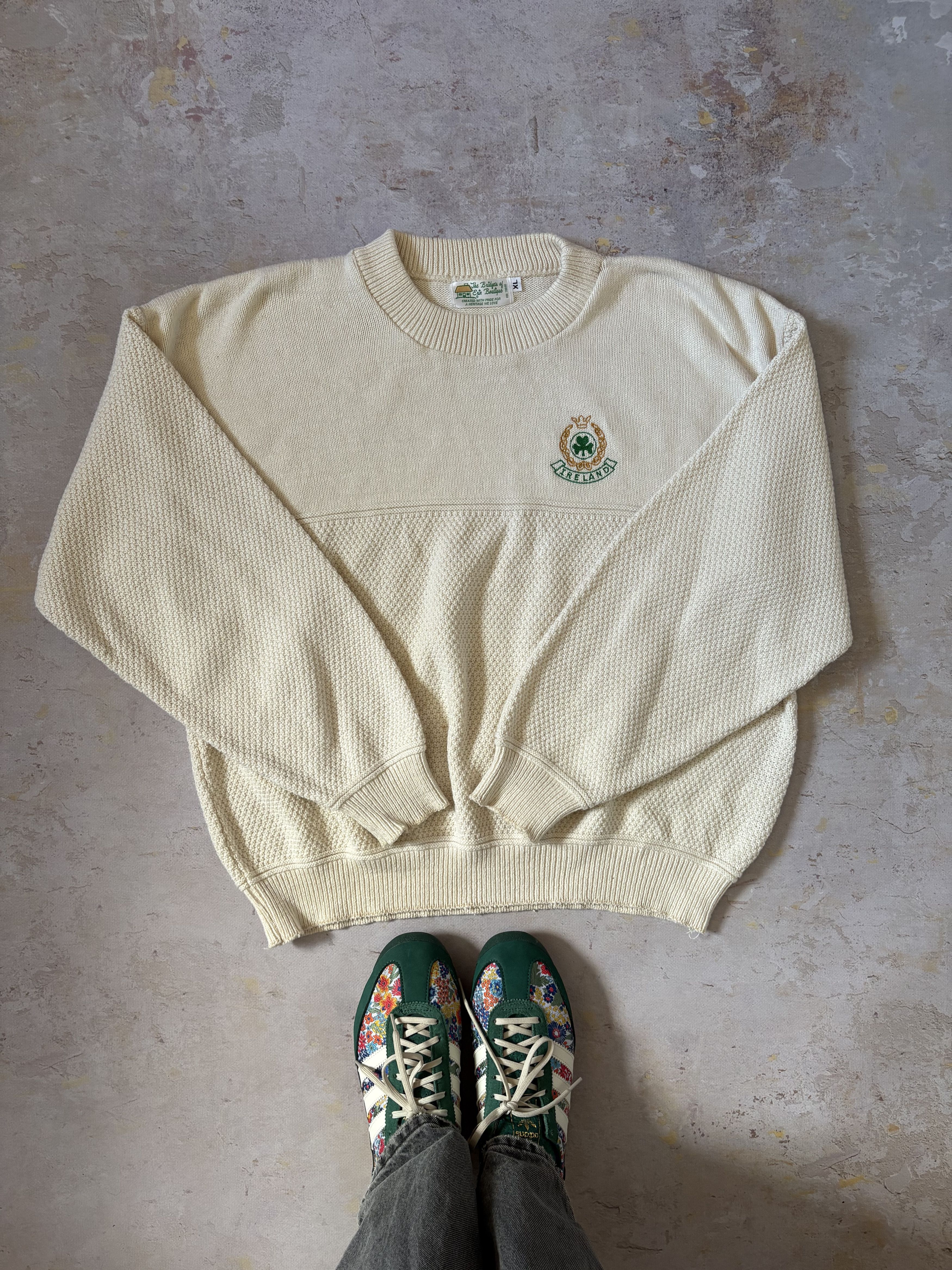 Vintage Vintage boxy fit Ireland fisherman sweater cozy Size US XL / EU 56 / 4 - 1 Thumbnail