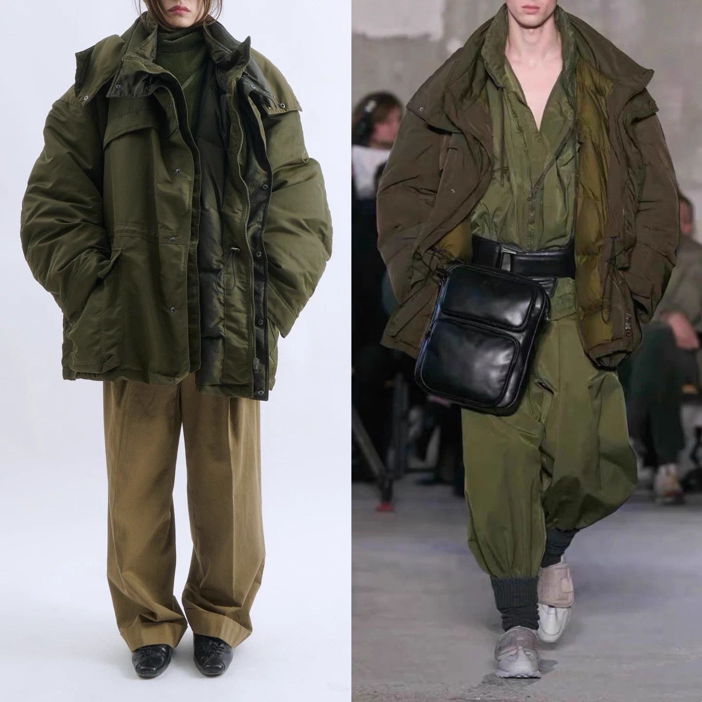 Hed Mayner HED MAYNER 23FW Oversized Military Down Parka S Size US S / EU 44-46 / 1 - 2 Thumbnail