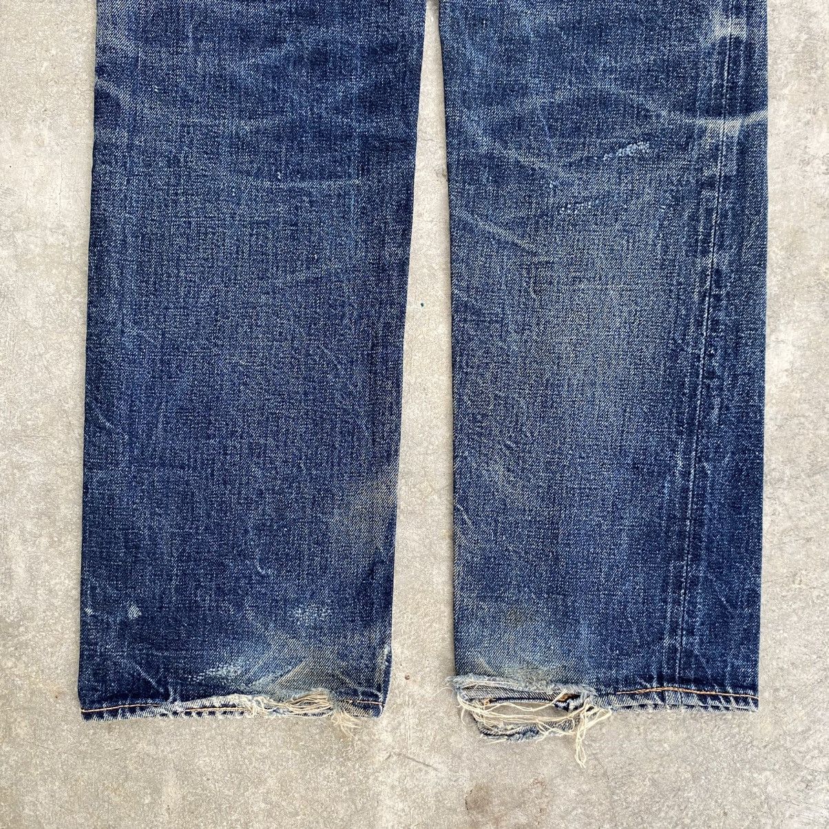 Denime Vintage 90’s Denime Japan Faded Blue Selvedge Jeans Size US 28 / EU 44 - 16 Thumbnail