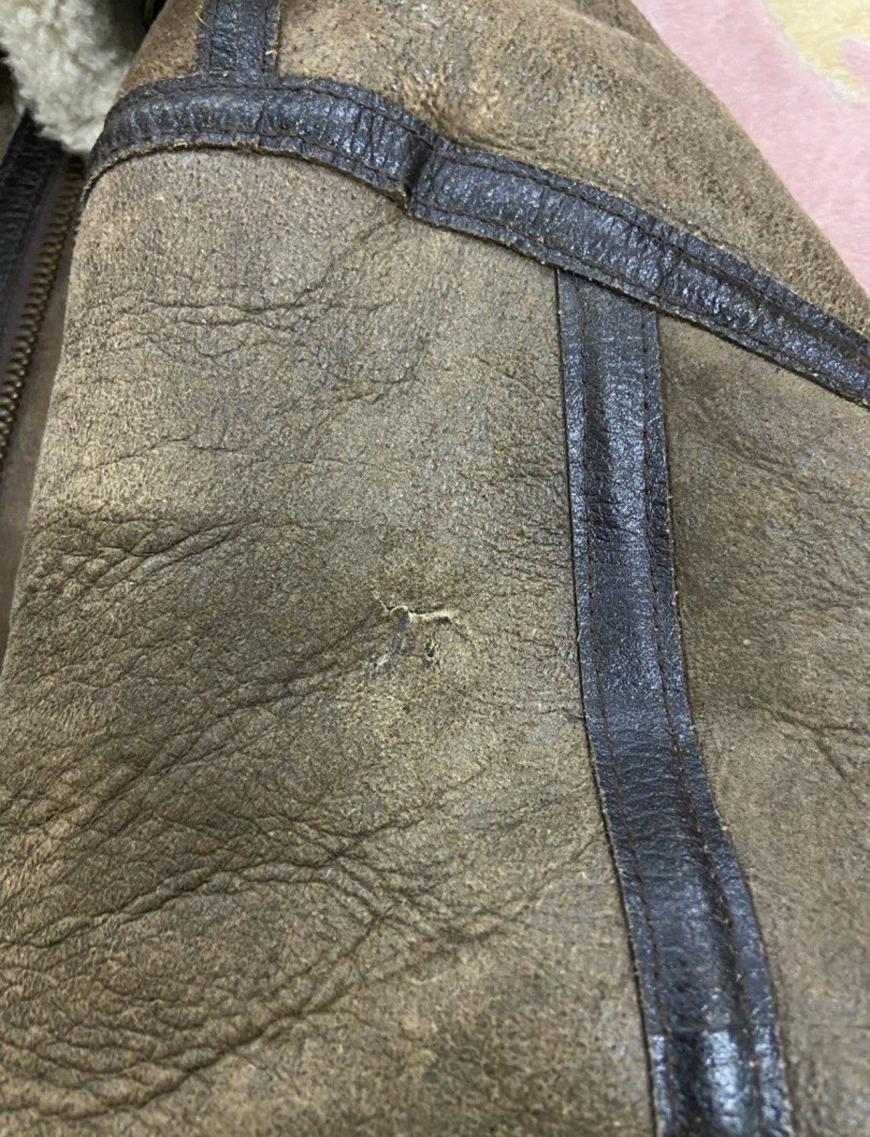 Avirex × Vintage Vtg Avirex B-3 80s OG 1986 Shearling Sheepskin Jacket Size US M / EU 48-50 / 2 - 6 Thumbnail