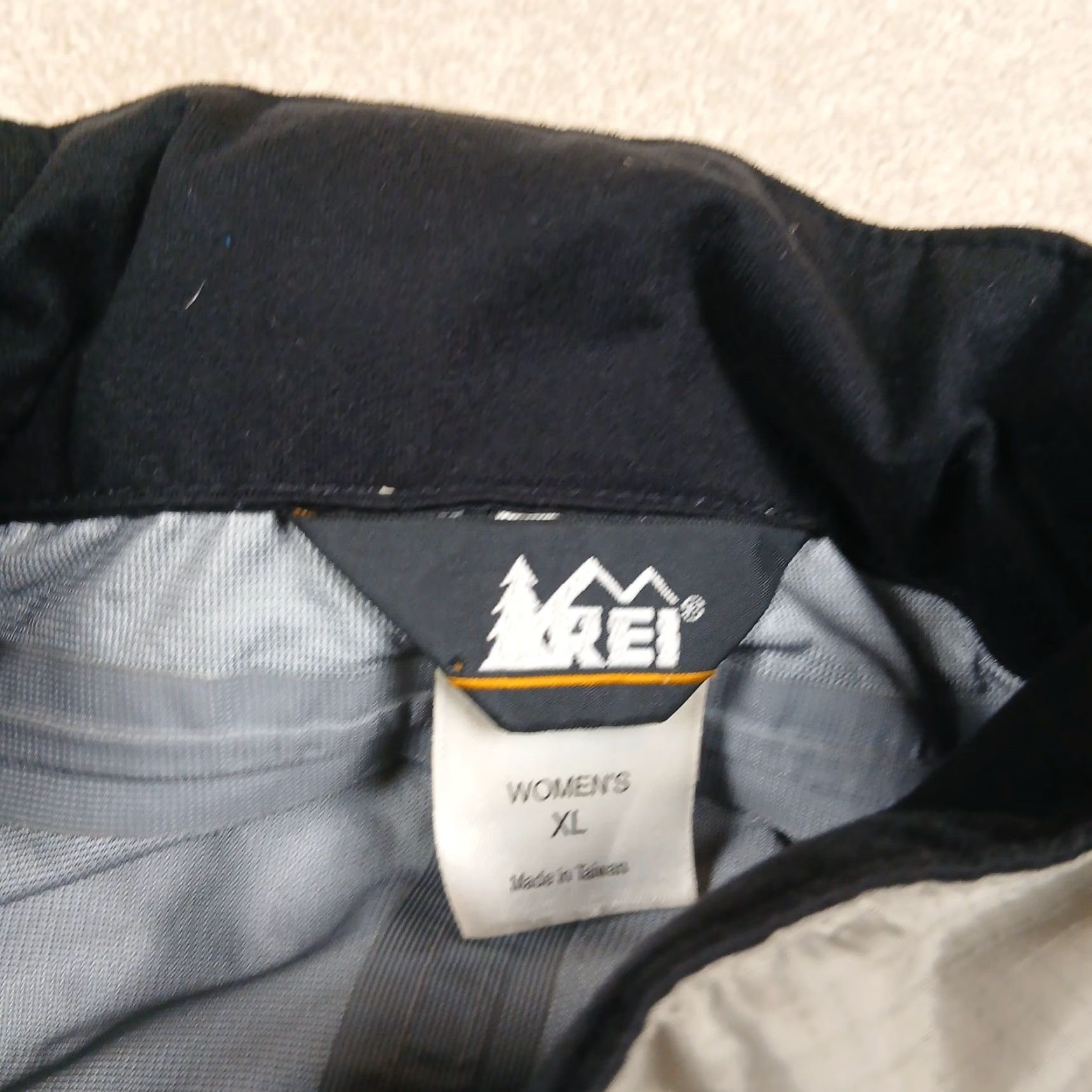 Vintage REI Elements Jacket Womens XL Gray Hooded Full Zip Jacket Size XL / US 12-14 / IT 48-50 - 7 Thumbnail