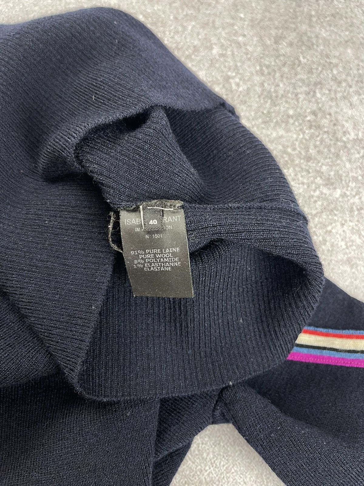 Isabel Marant Isabel Marant Wool Knit Sweater Navy Size 40 Size S / US 4 / IT 40 - 7 Thumbnail