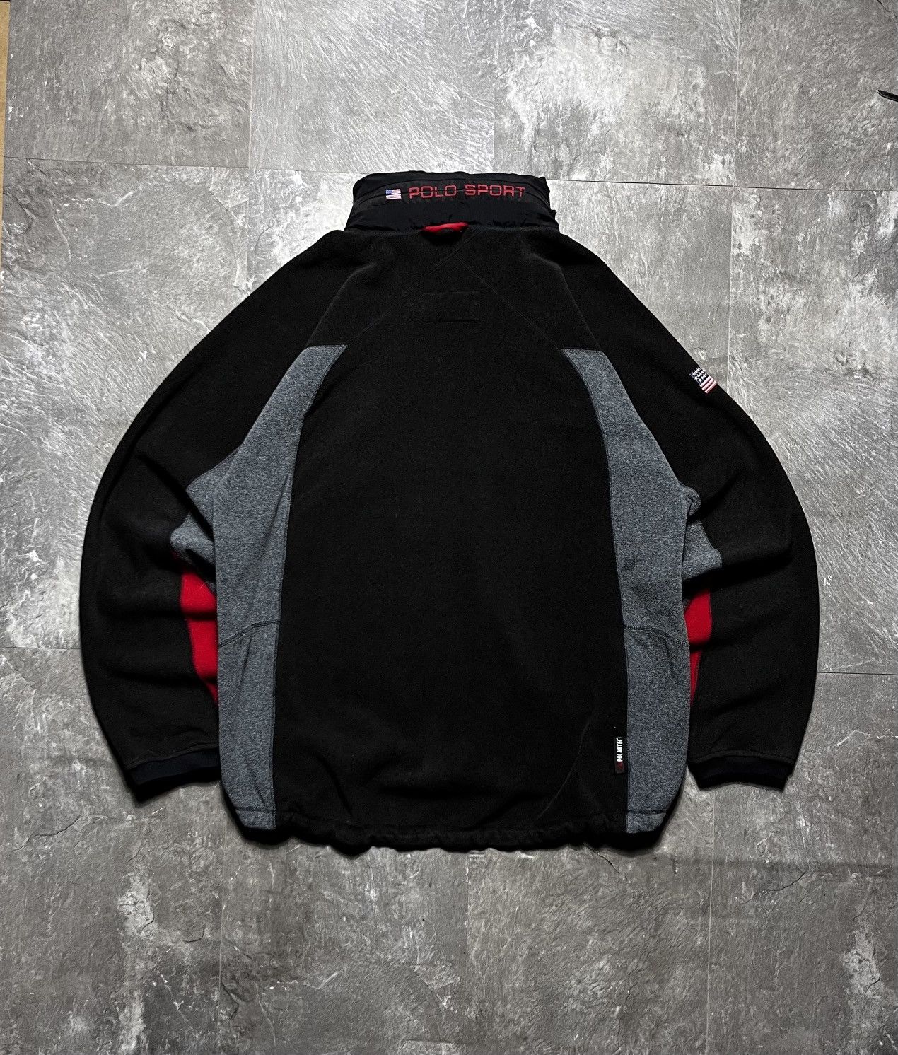 Polo Ralph Lauren Vintage 90s Polo Sport Ralph Lauren Fleece Zip Sweater Size US L / EU 52-54 / 3 - 9 Thumbnail