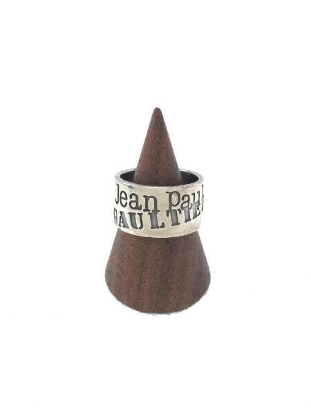 Jean Paul Gaultier Jean Paul Gaultier Silver 925 Logo Ring Size ONE SIZE - 1 Thumbnail