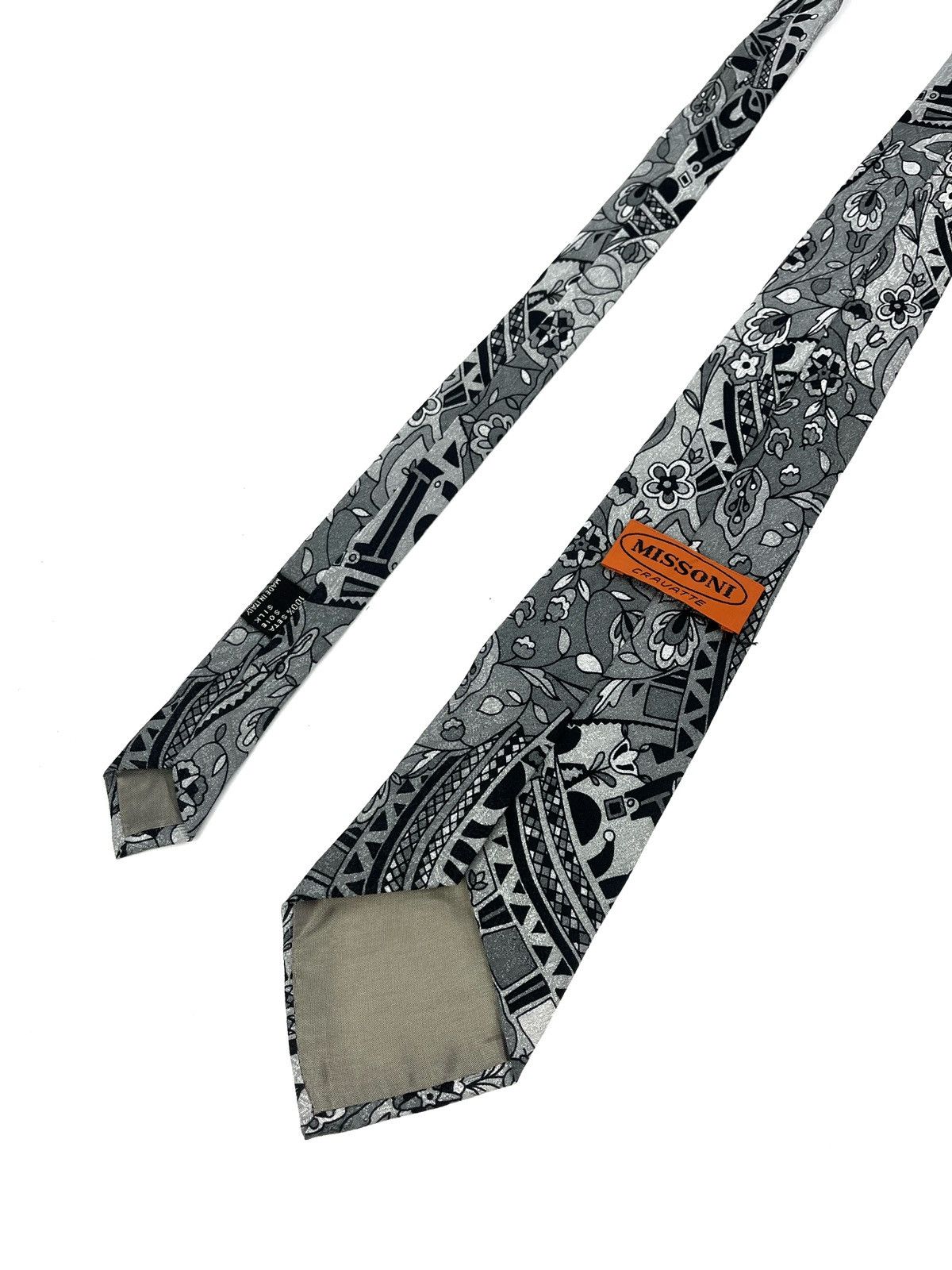 Missoni Missoni tie 100% silk abstract print cravatte Size ONE SIZE - 1 Thumbnail