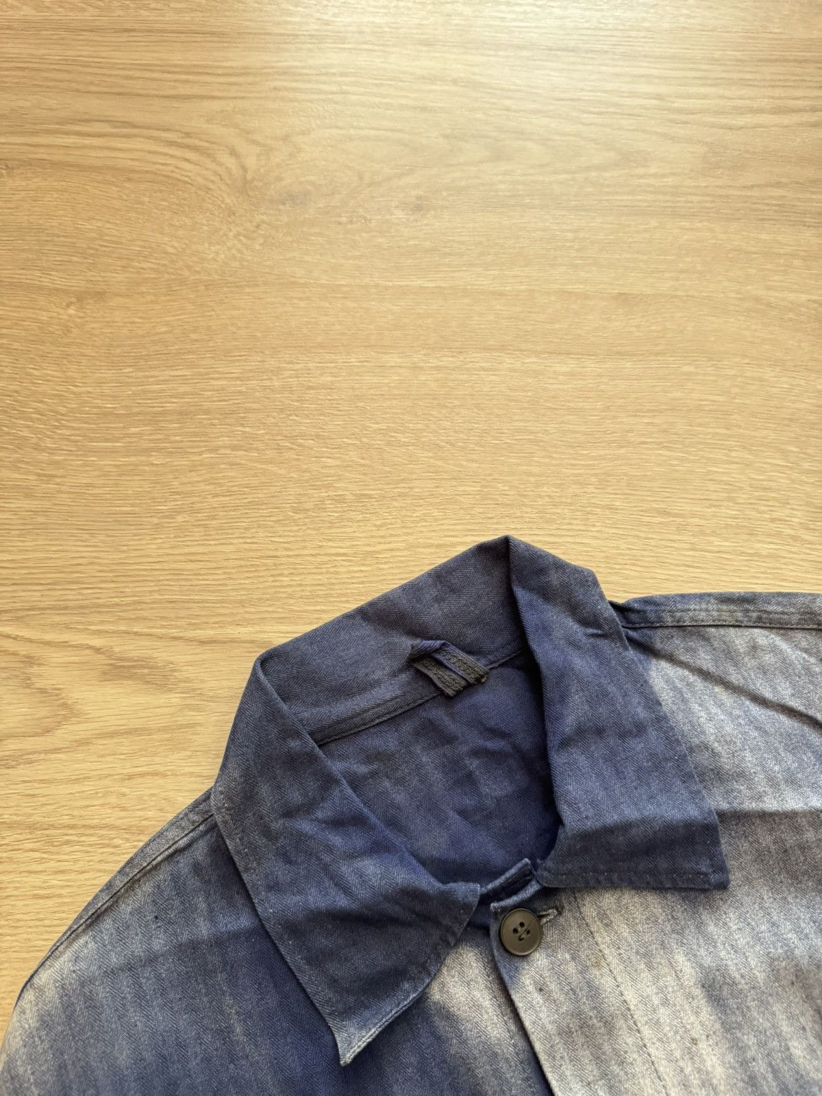 Le Laboureur Vintage Sunfaded Worker Le Laboureur Chore Trashed Jacket Size US L / EU 52-54 / 3 - 5 Thumbnail