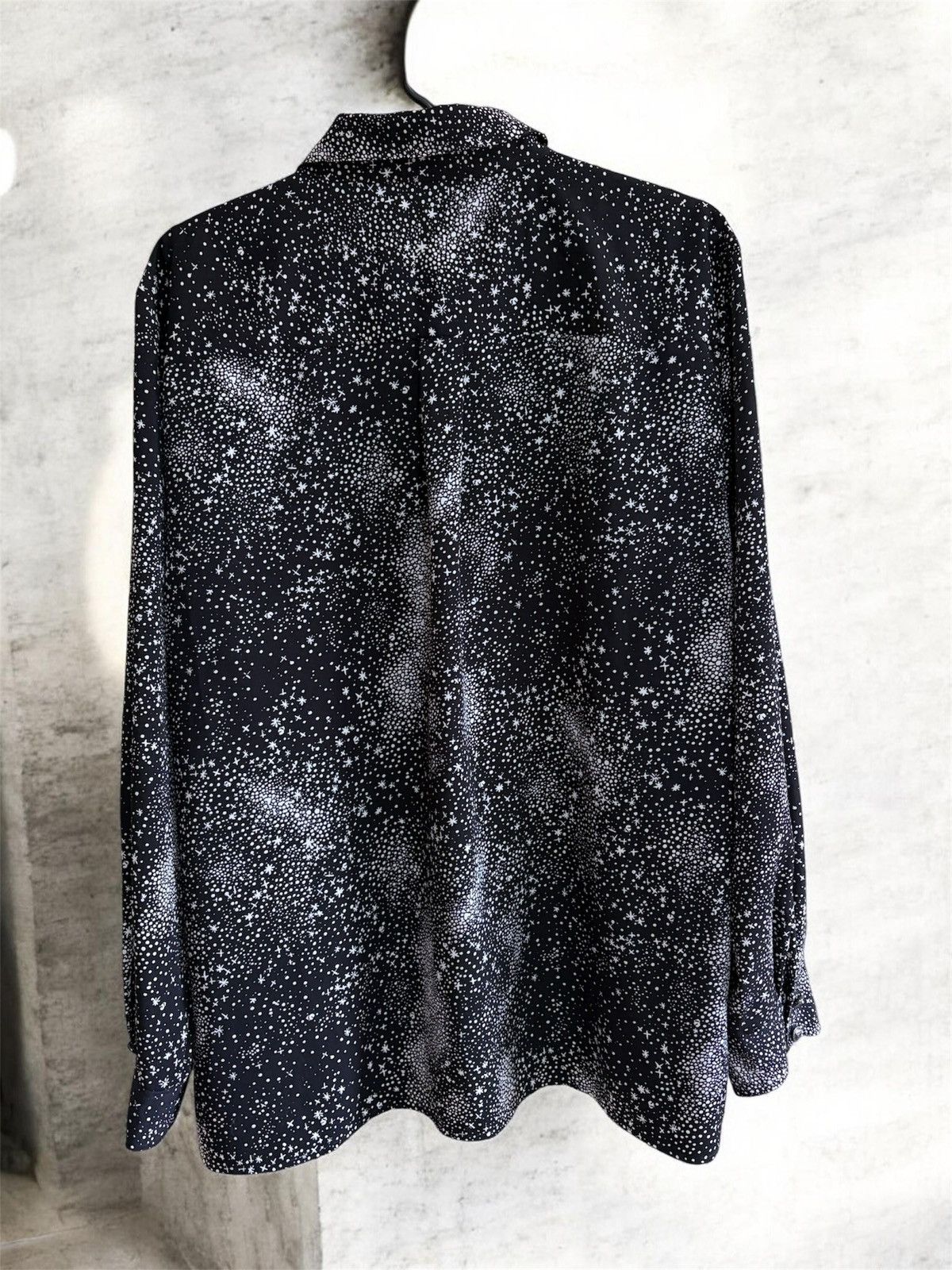 Karl Lagerfeld Karl Lagerfeld Paris Star Print Shirt Black White Blouse XL Size XL / US 12-14 / IT 48-50 - 2 Thumbnail