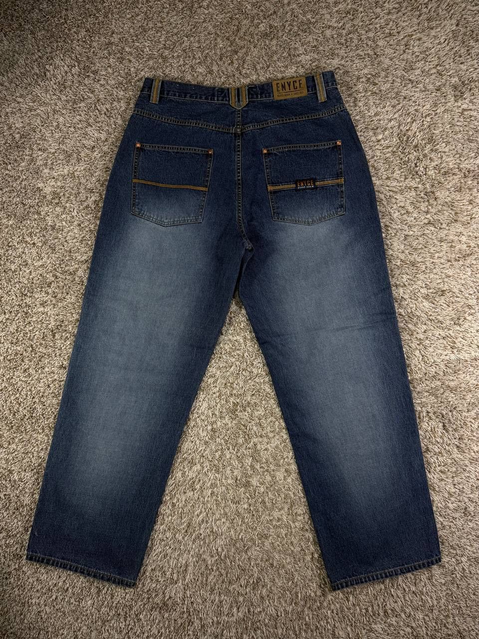 Enyce ENYCE Baggy Jeans Y2K Hip Hop Spellout Logo Stitched Size US 36 / EU 52 - 12 Thumbnail
