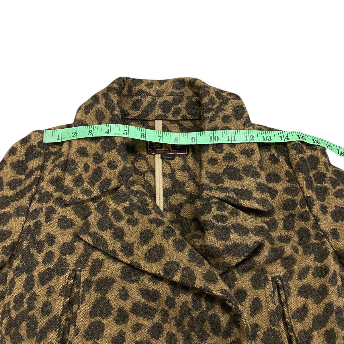 Hysteric Glamour × Vintage Vintage Hysteric Glamour Leopard Double Breasted Wool Jacket Size US M / EU 48-50 / 2 - 17 Thumbnail