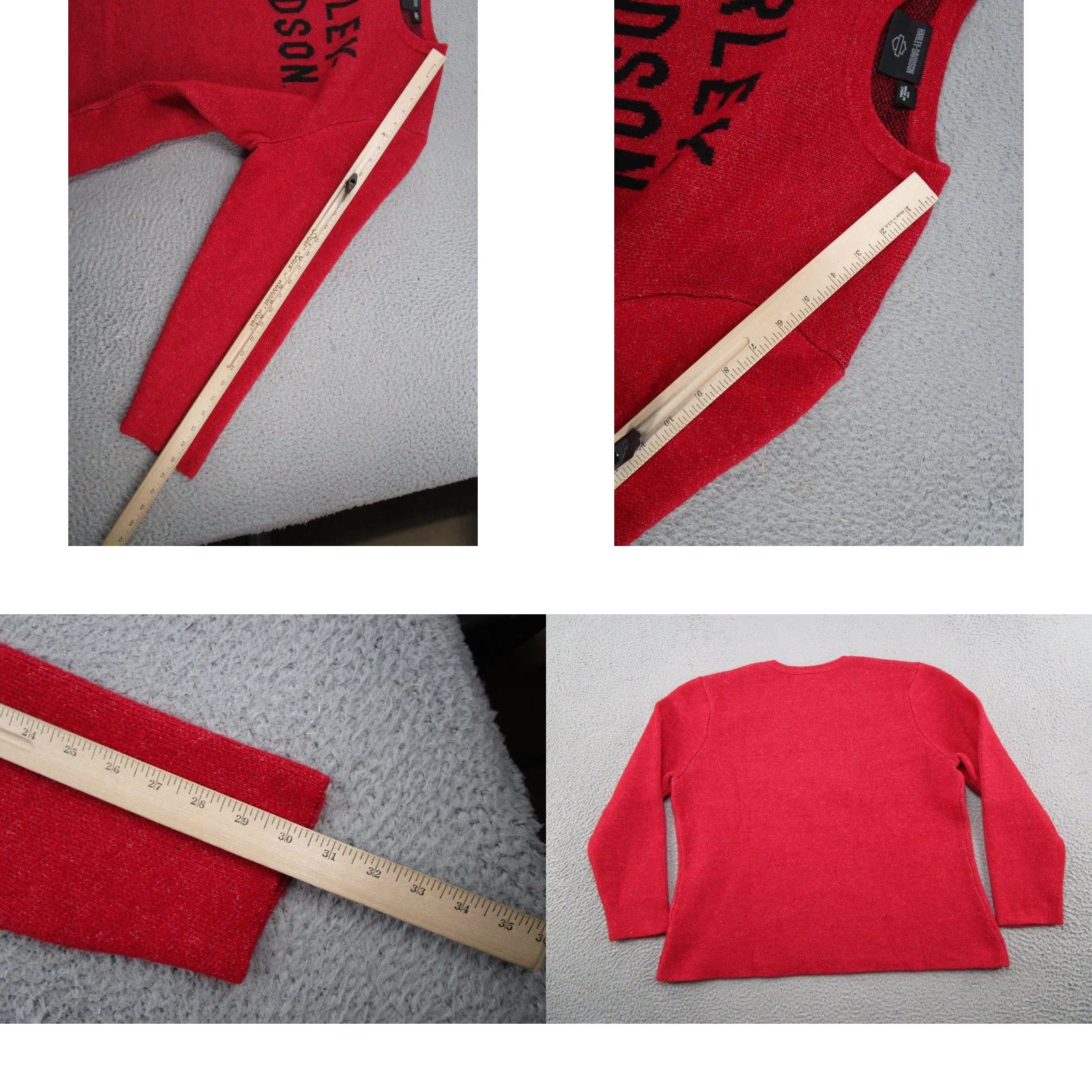 Harley Davidson Harley-Davidson Knit Pullover Sweater Women’s Size 3W Red Spell Out Biker Shirt? Size XXL / US 16-18 / IT 52-54 - 8 Thumbnail