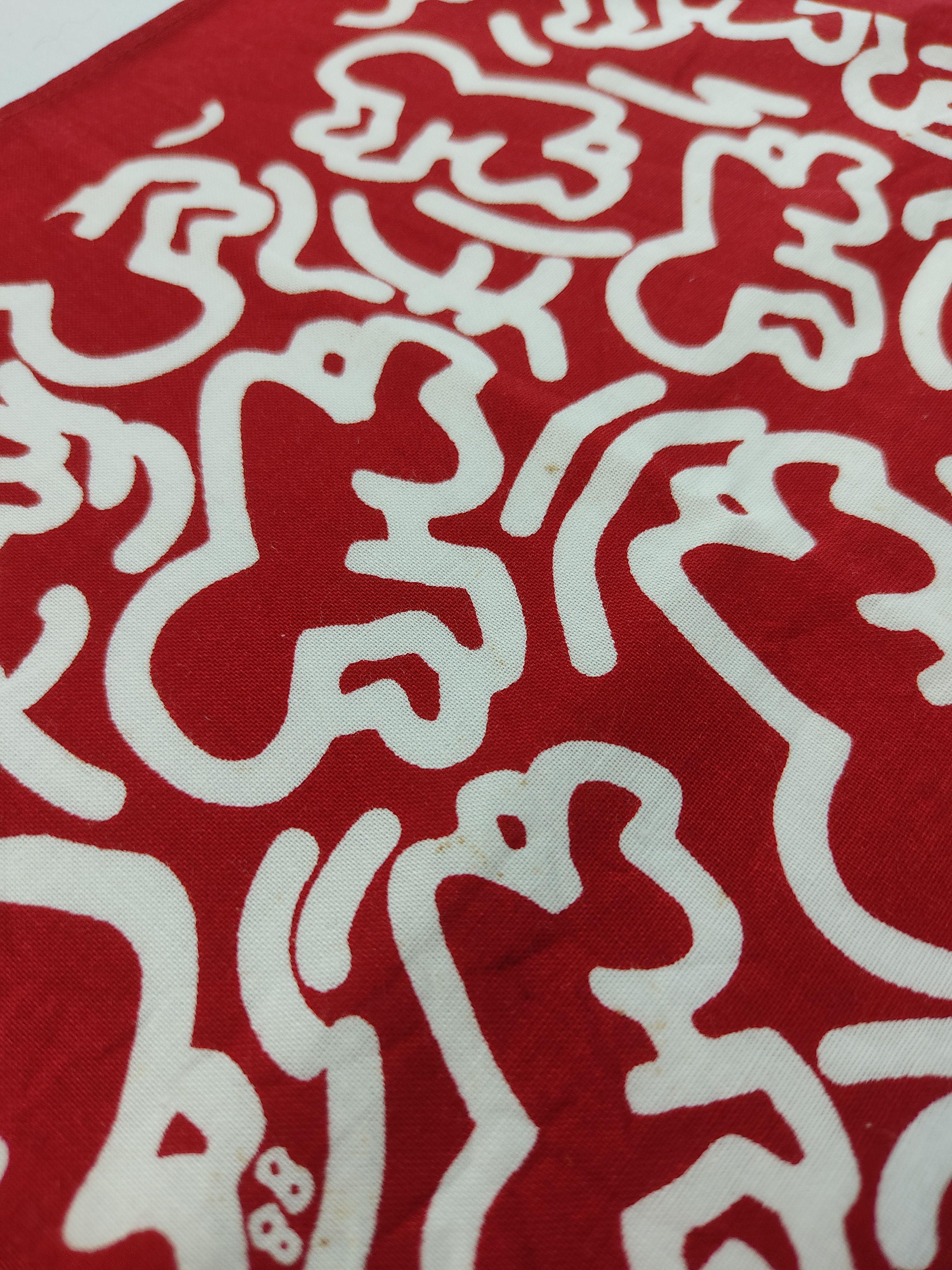 Keith Haring Vintage Keith Haring Bandana / Handkerchief Size ONE SIZE - 8 Thumbnail
