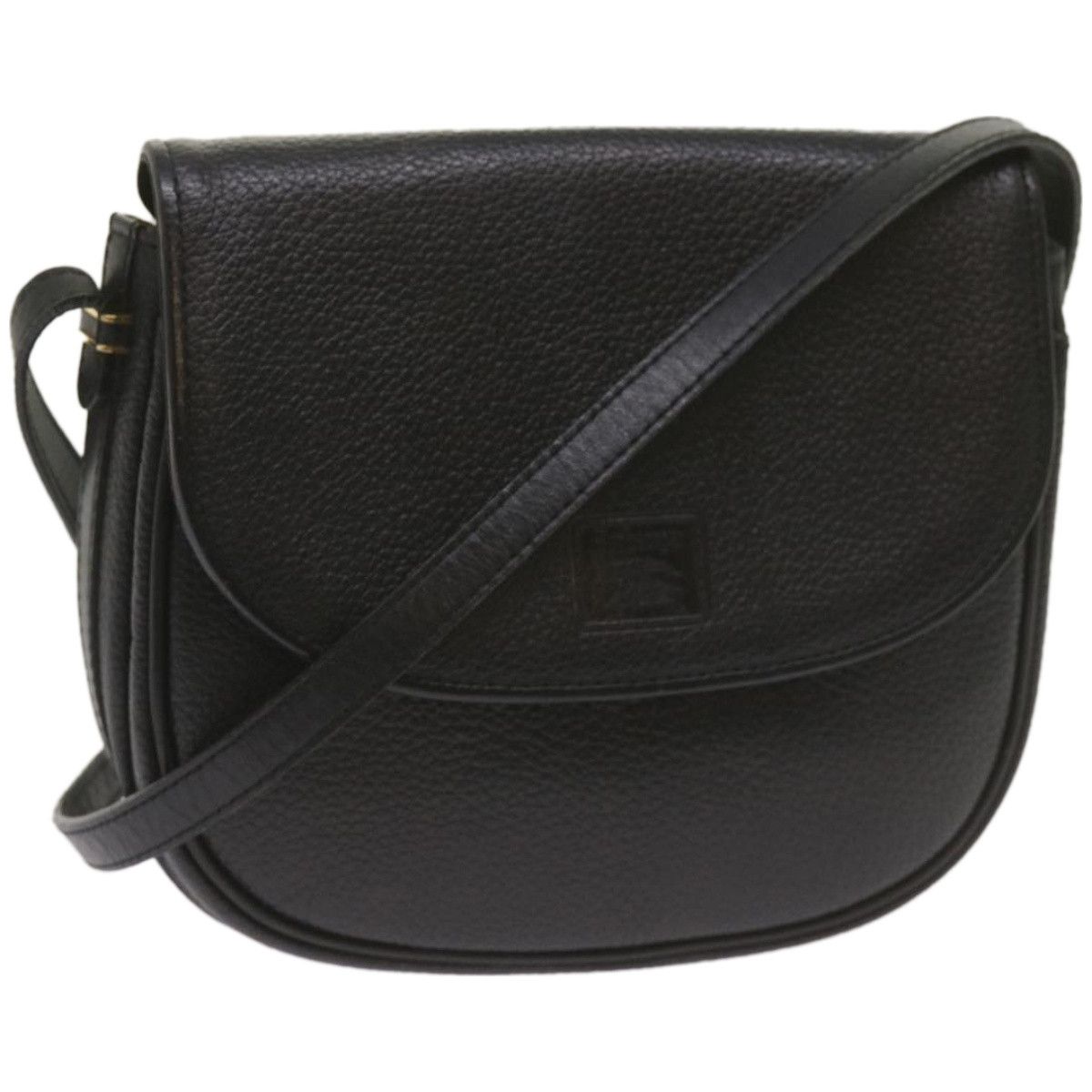 Burberry Black Leather Shoulder Bag (Pre-Owned) Size ONE SIZE - 1 Thumbnail