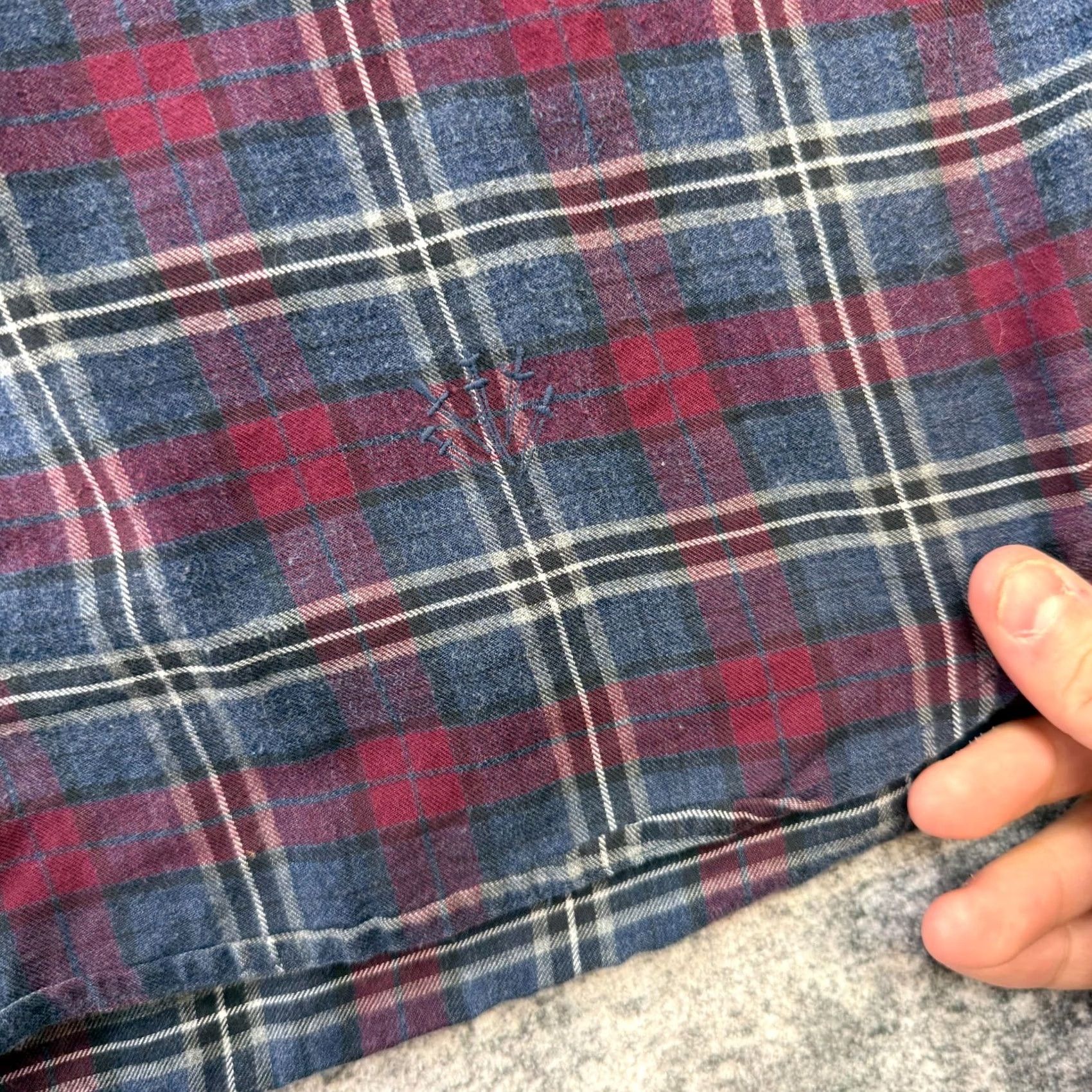 Rag & Bone rag & bone Shirt Mens Medium Plaid Flannel Button-Down Tailored Workwear Size US M / EU 48-50 / 2 - 6 Thumbnail