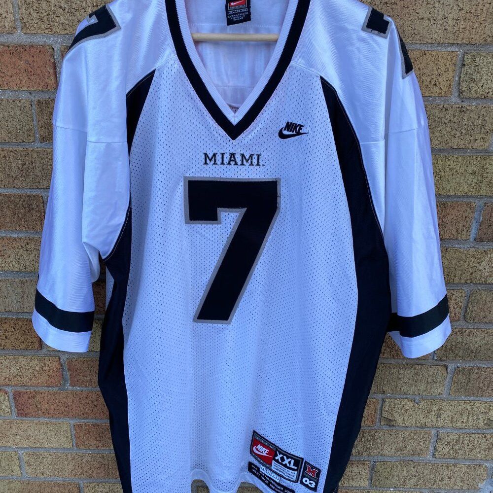 Nike × Vintage Miami Of Ohio Nike Ben Roethlisberger Jersey Uprising 2003 Size US XXL / EU 58 / 5 - 5 Thumbnail