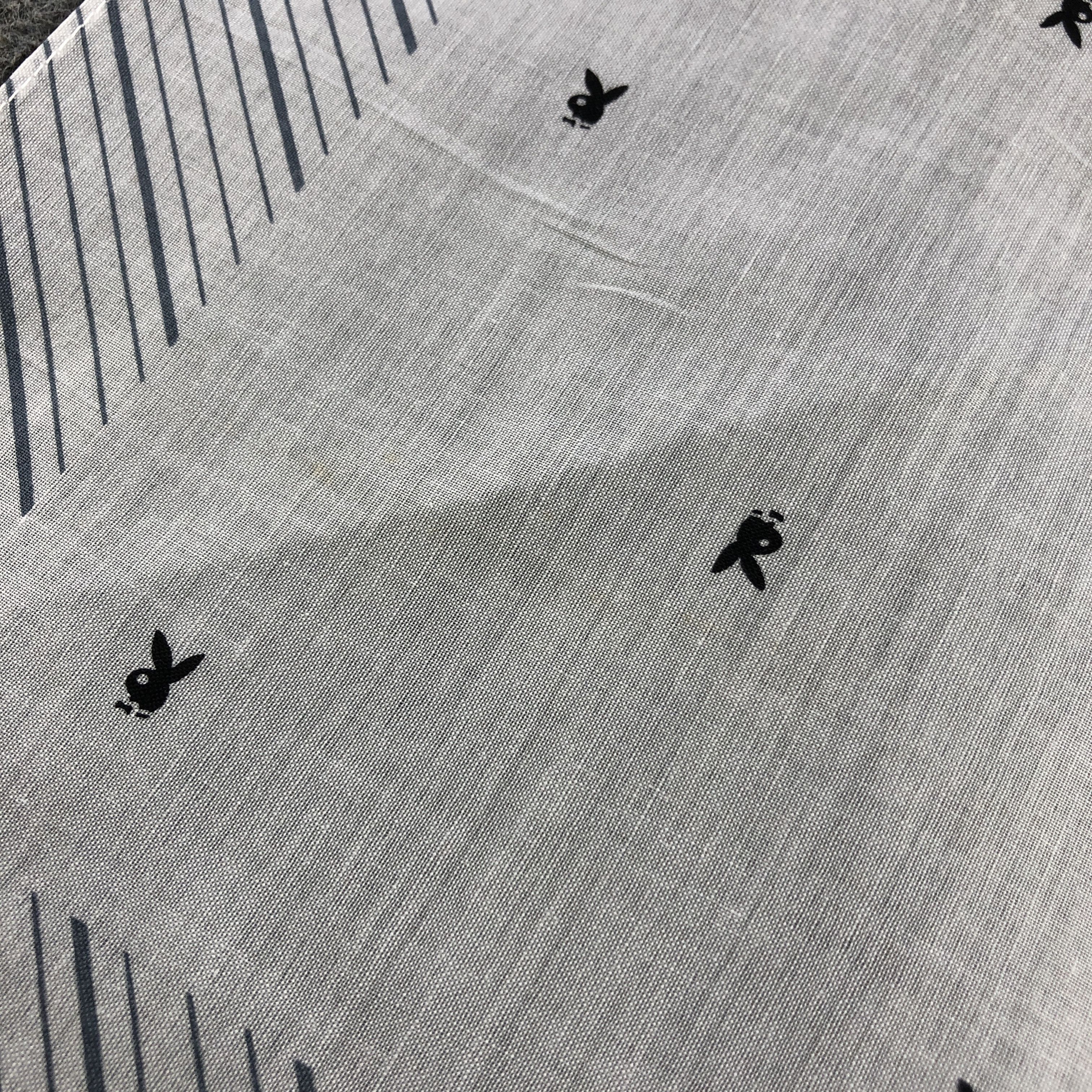 Japanese Brand × Playboy × Vintage Playboy Rabbit Head Handkerchief Neckerchief Bandana H2453 Size ONE SIZE - 7 Thumbnail