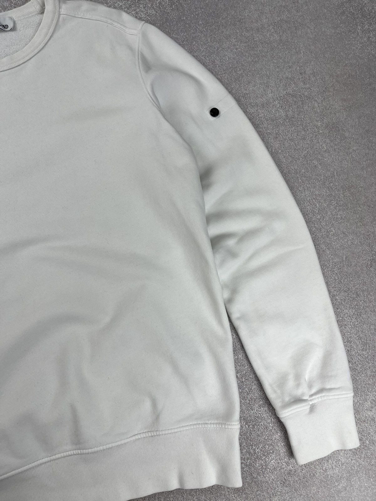 Stone Island Stone Island Crewneck Sweatshirt White Size M Size US M / EU 48-50 / 2 - 2 Thumbnail