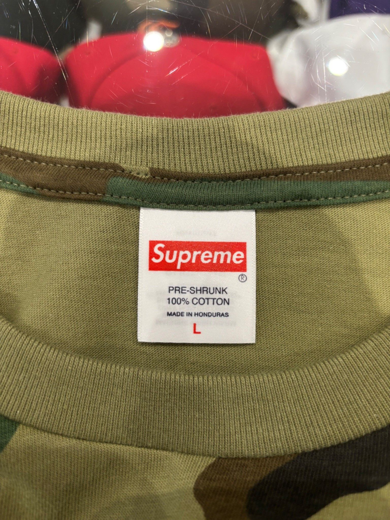 Supreme Supreme Origami Tee Woodland Camo Size US L / EU 52-54 / 3 - 3 Thumbnail