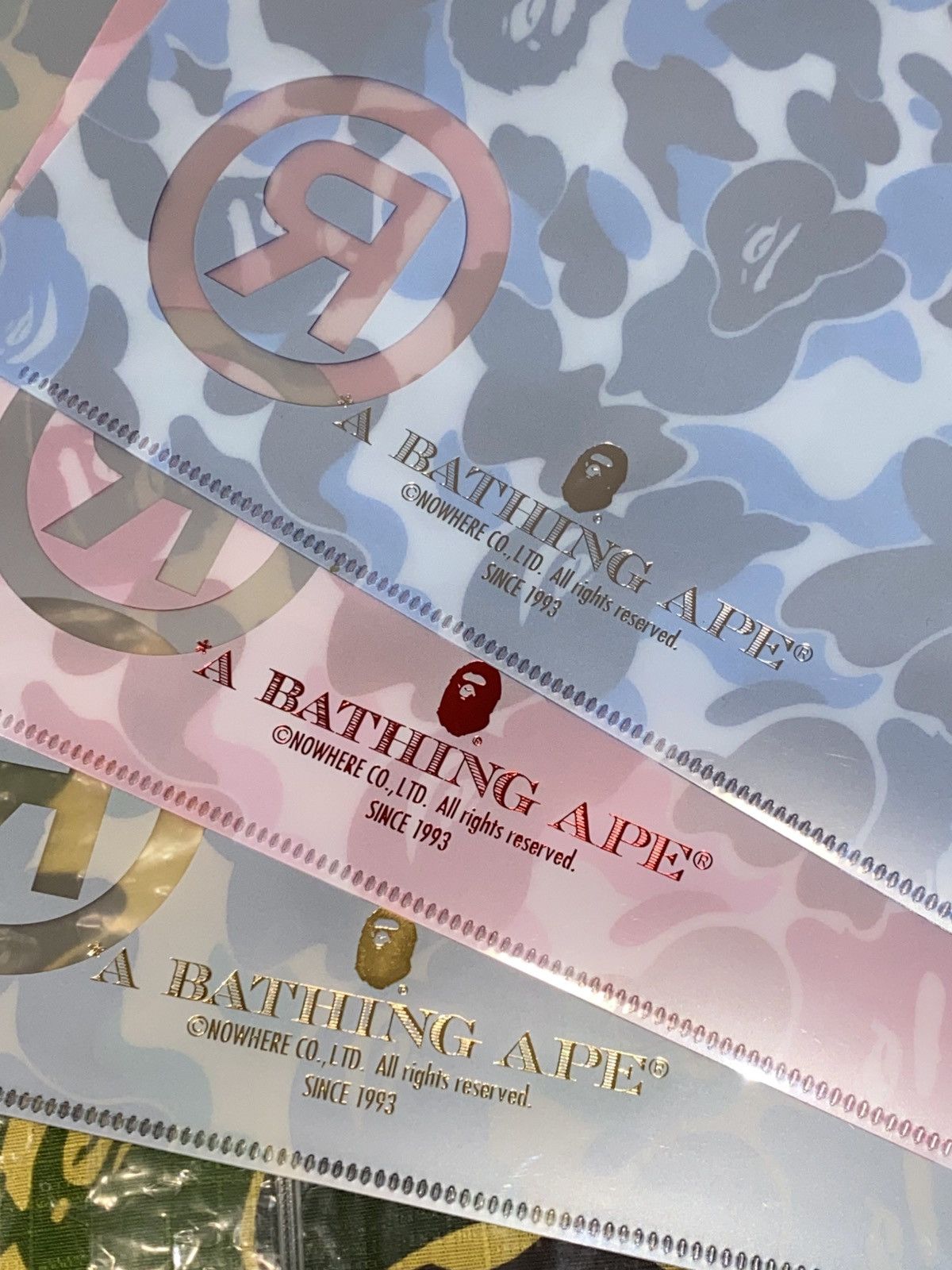Bape Bape Color Camo File Sheet protector Size ONE SIZE - 2 Thumbnail