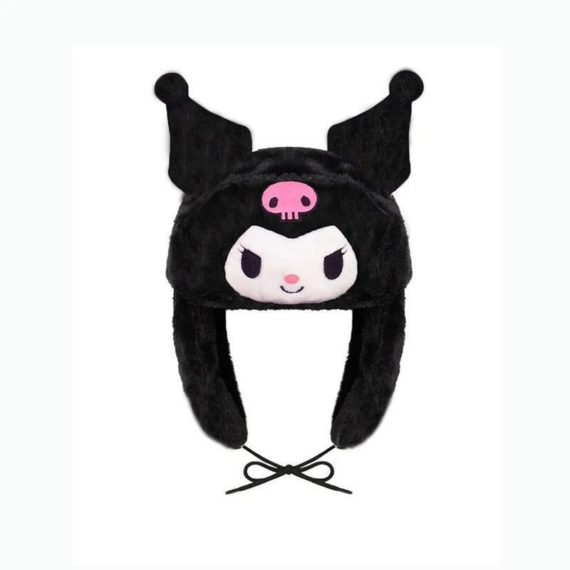 Japanese Brand × Vintage Y2K Kuromi Sanrio Hello Kitty Kawaii Ushanka Size ONE SIZE - 4 Thumbnail